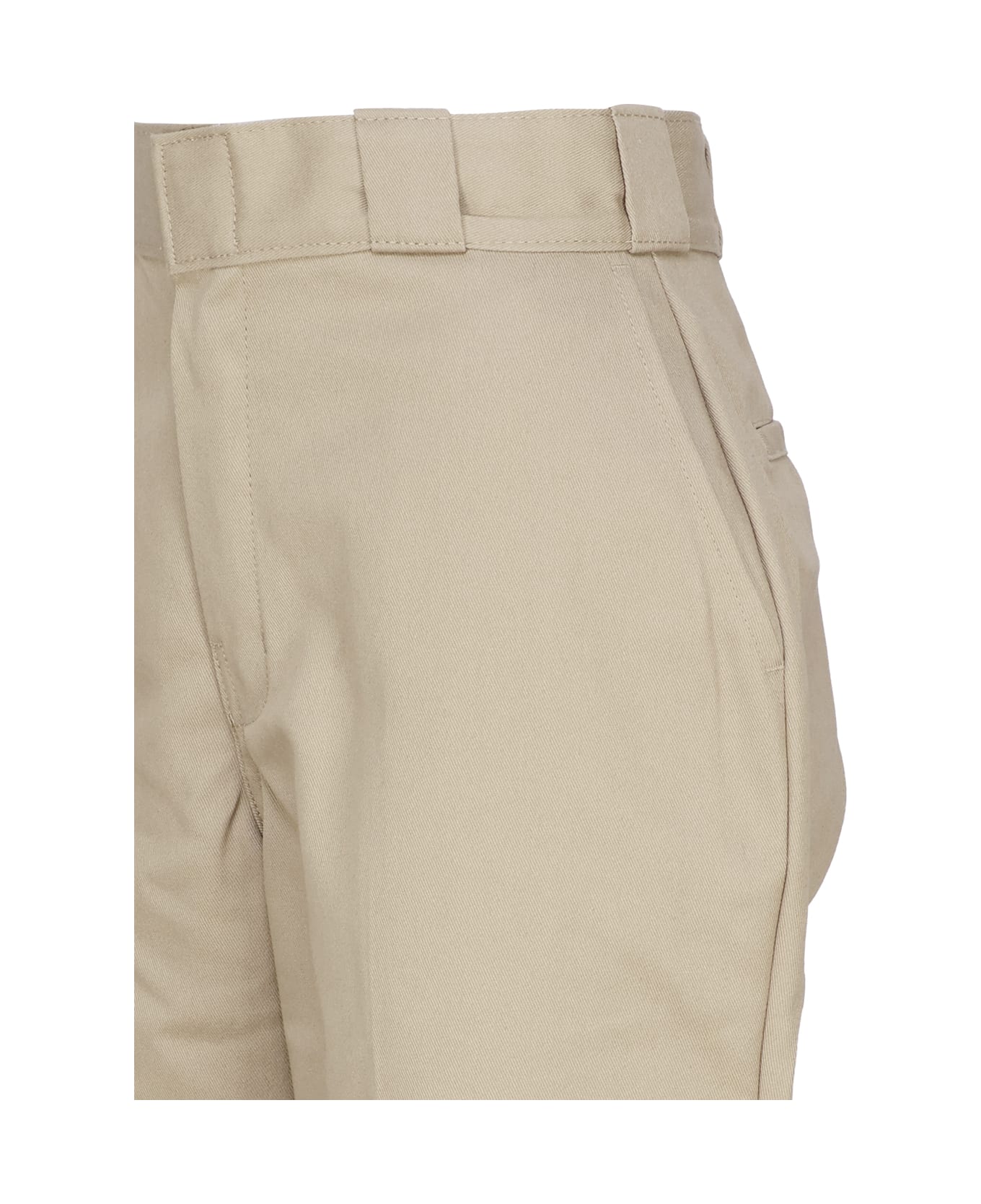 Dickies Straight Leg Cotton Trousers - Beige