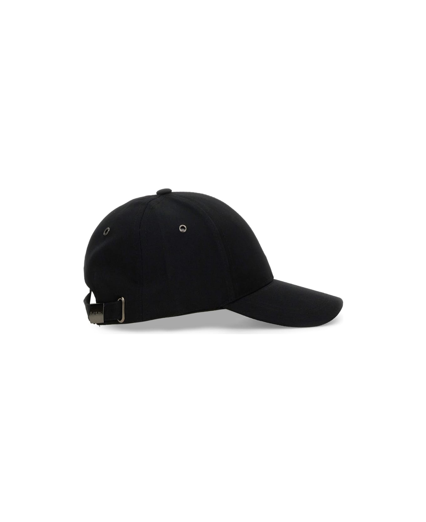 PS by Paul Smith Baseball Hat With Logo - BLACK