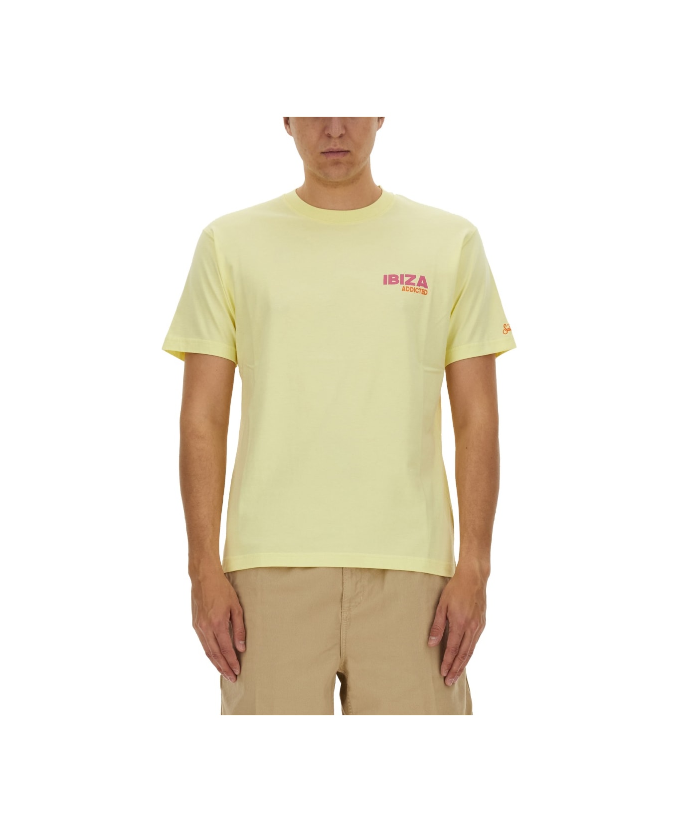 MC2 Saint Barth Cotton T-shirt - YELLOW シャツ