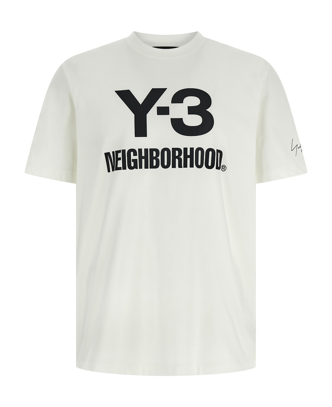 Y-3 'nbhd Logo' T-shirt - White