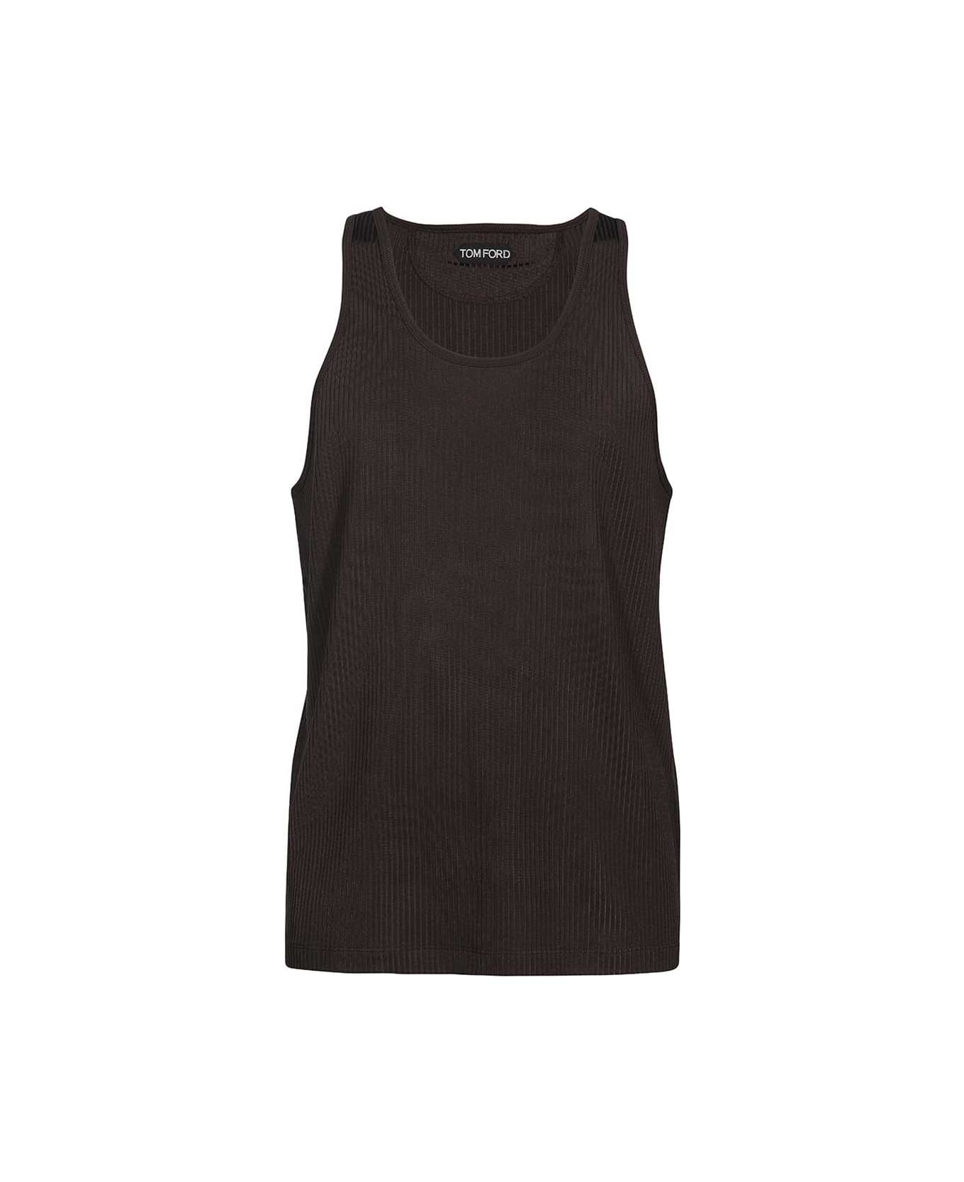 Tom Ford Jersey Tank-top - brown タンクトップ