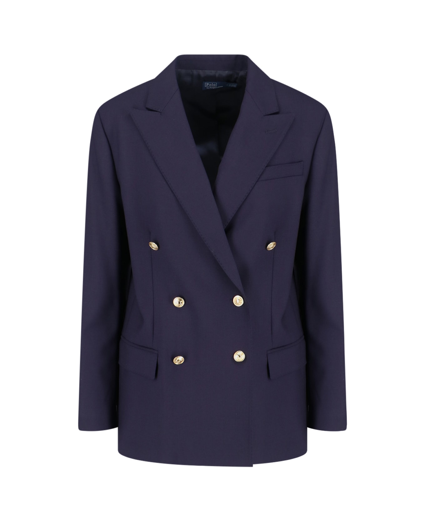 Polo Ralph Lauren Double-breasted Wool Blazer - Blue