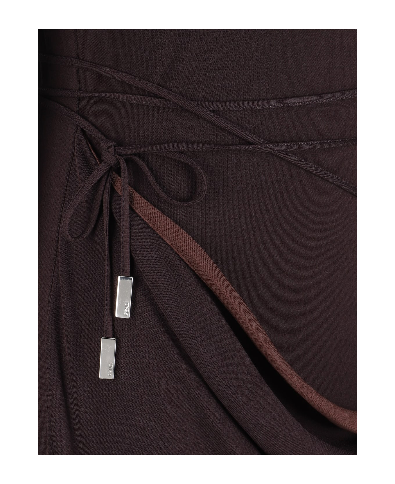 Fendi Daily Long Dress - Aubergine