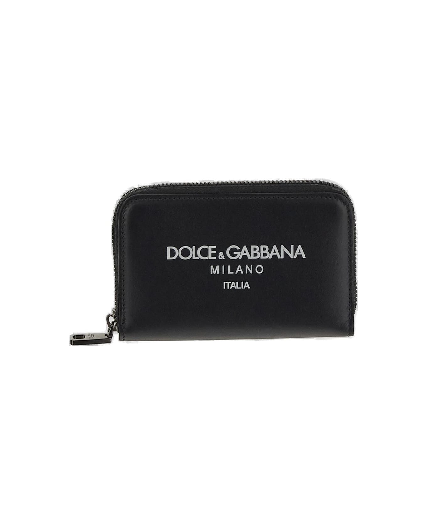 Dolce & Gabbana Zipped Wallet - Black
