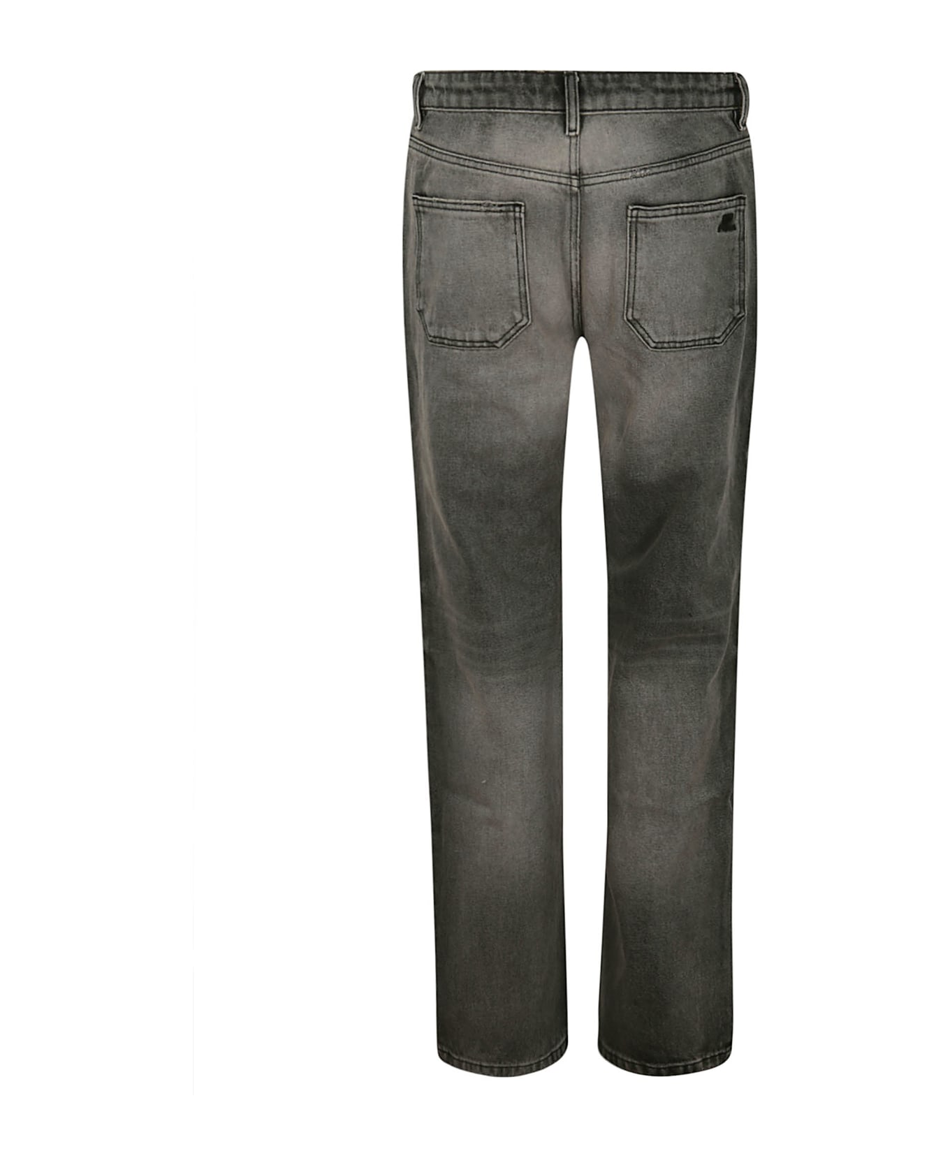 Courrèges Relaxed Denim Straight Pants - STWASHEDGREY