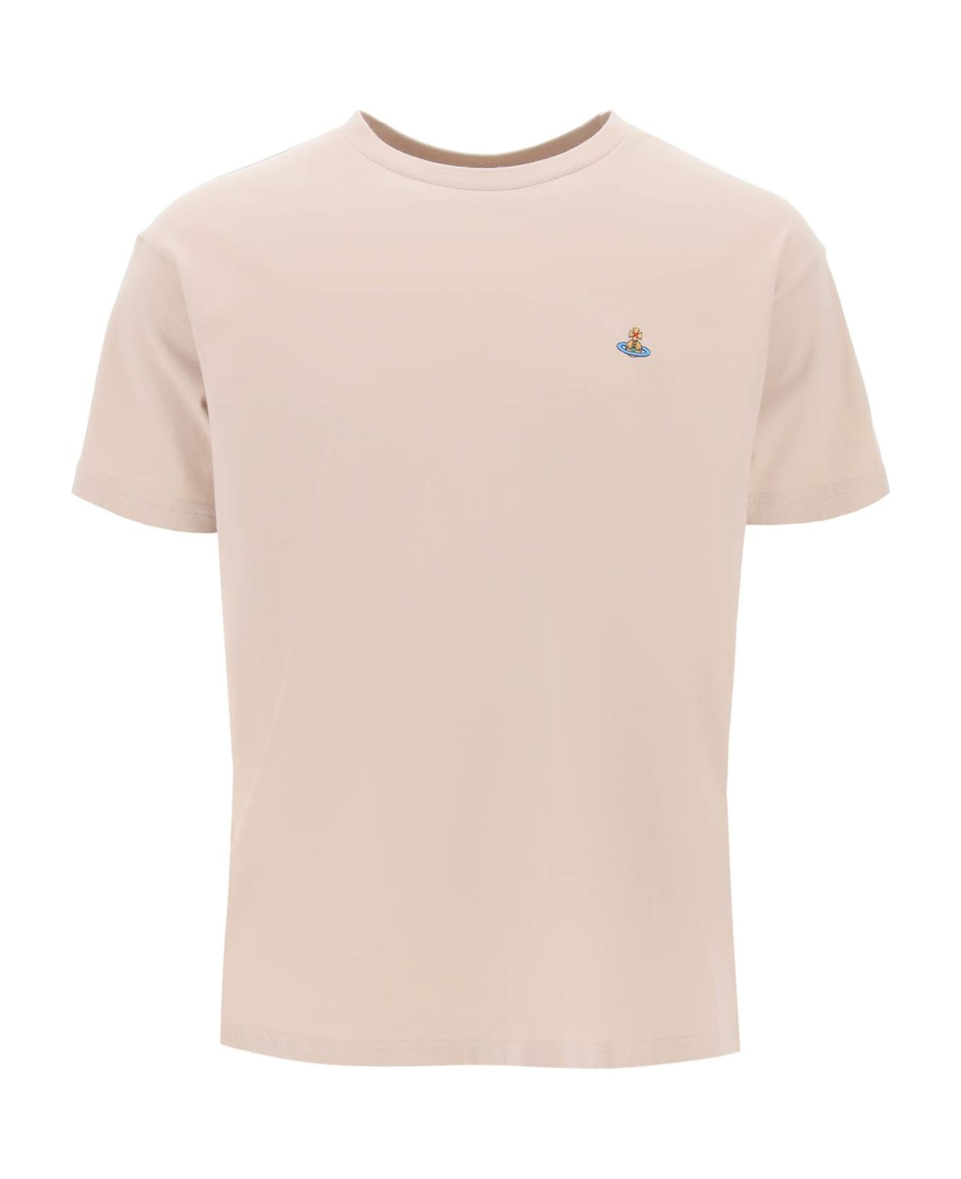 Vivienne Westwood Classic T-shirt With Orb Logo - BIRCH (Beige) Tシャツ