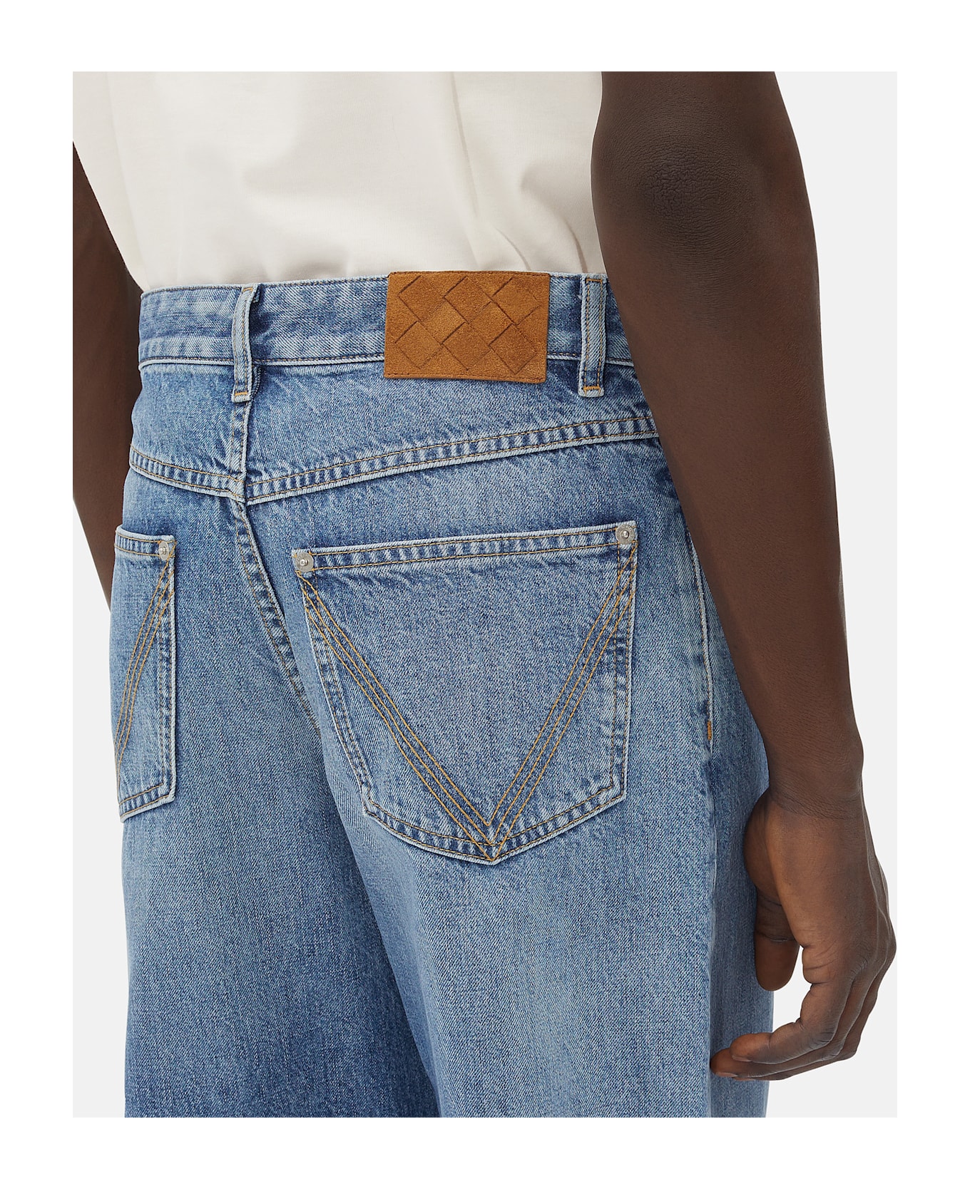 Bottega Veneta Vintage Indigo Straight Leg Jeans - Blue