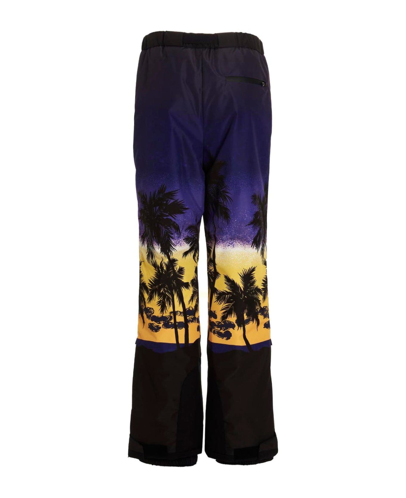 Palm Angels Palm Sunset Elasticated Waistband Ski Pants - Purple