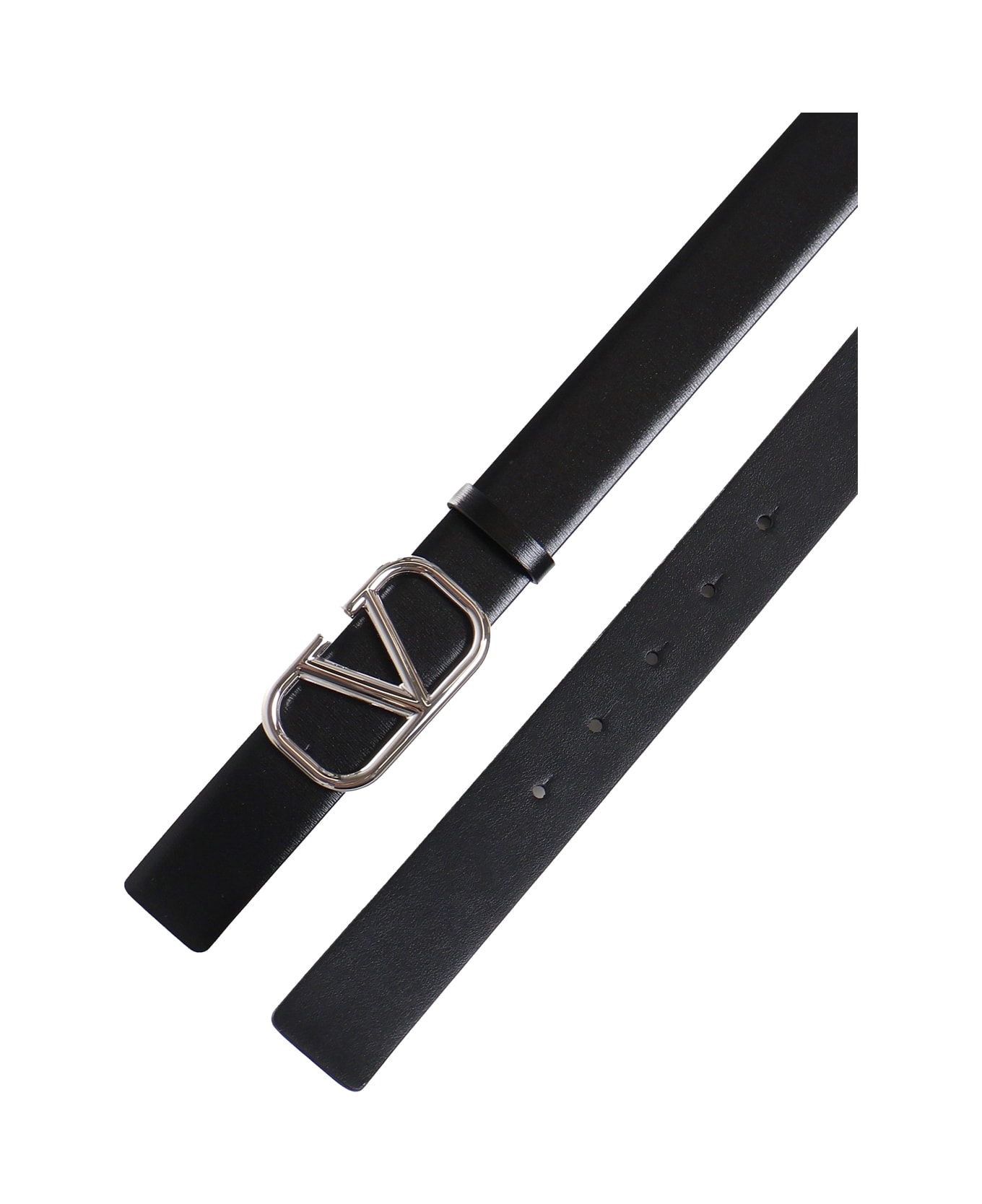 Valentino Garavani Signature Vlogo Belt - Black
