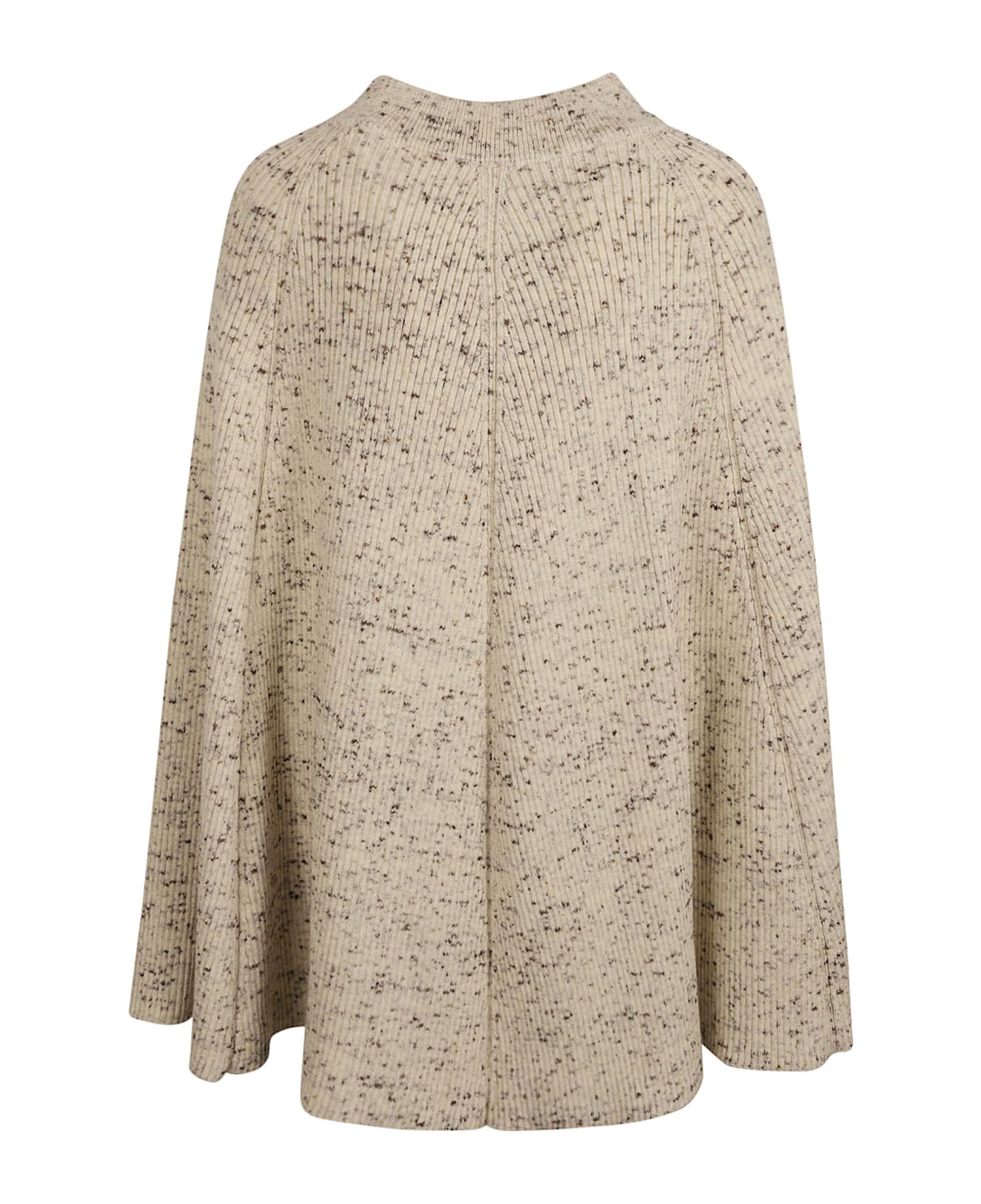 Jil Sander Fine Speckled Wool Skirt - Natural