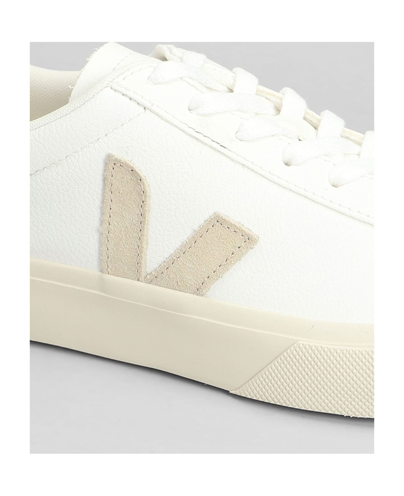 Veja Campo Sneakers In White Leather - white
