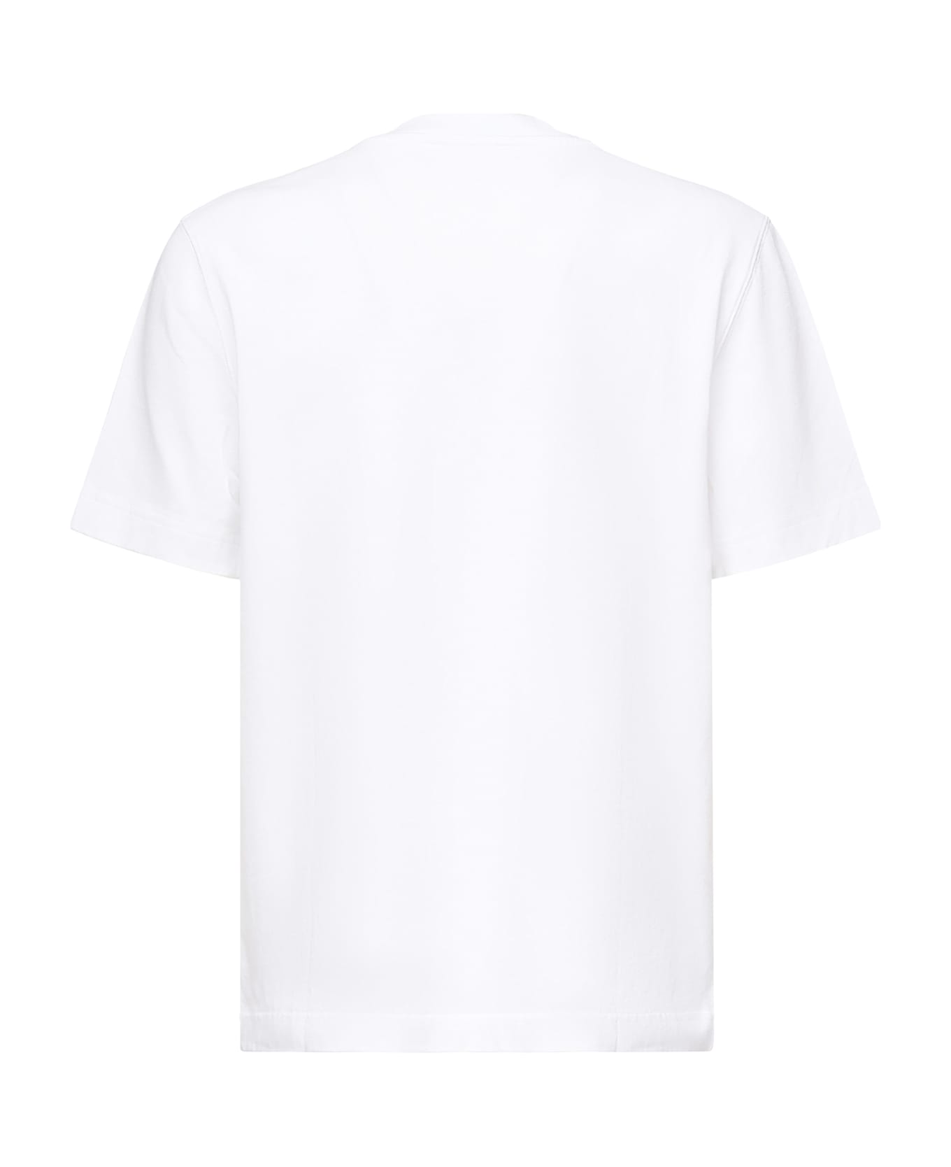 Jacquemus T-shirt Le T-shirt Gros-grain - White