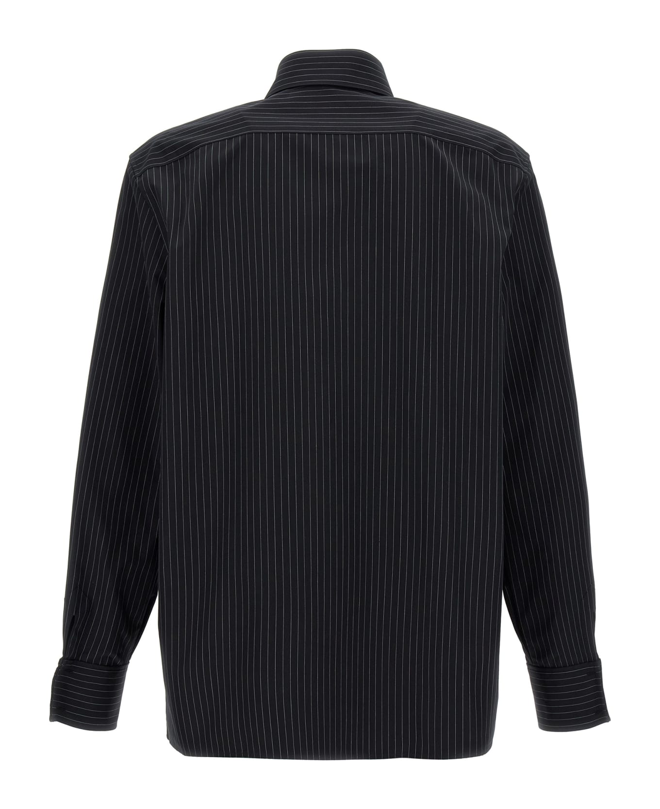 Saint Laurent Striped Shirt - White/Black シャツ