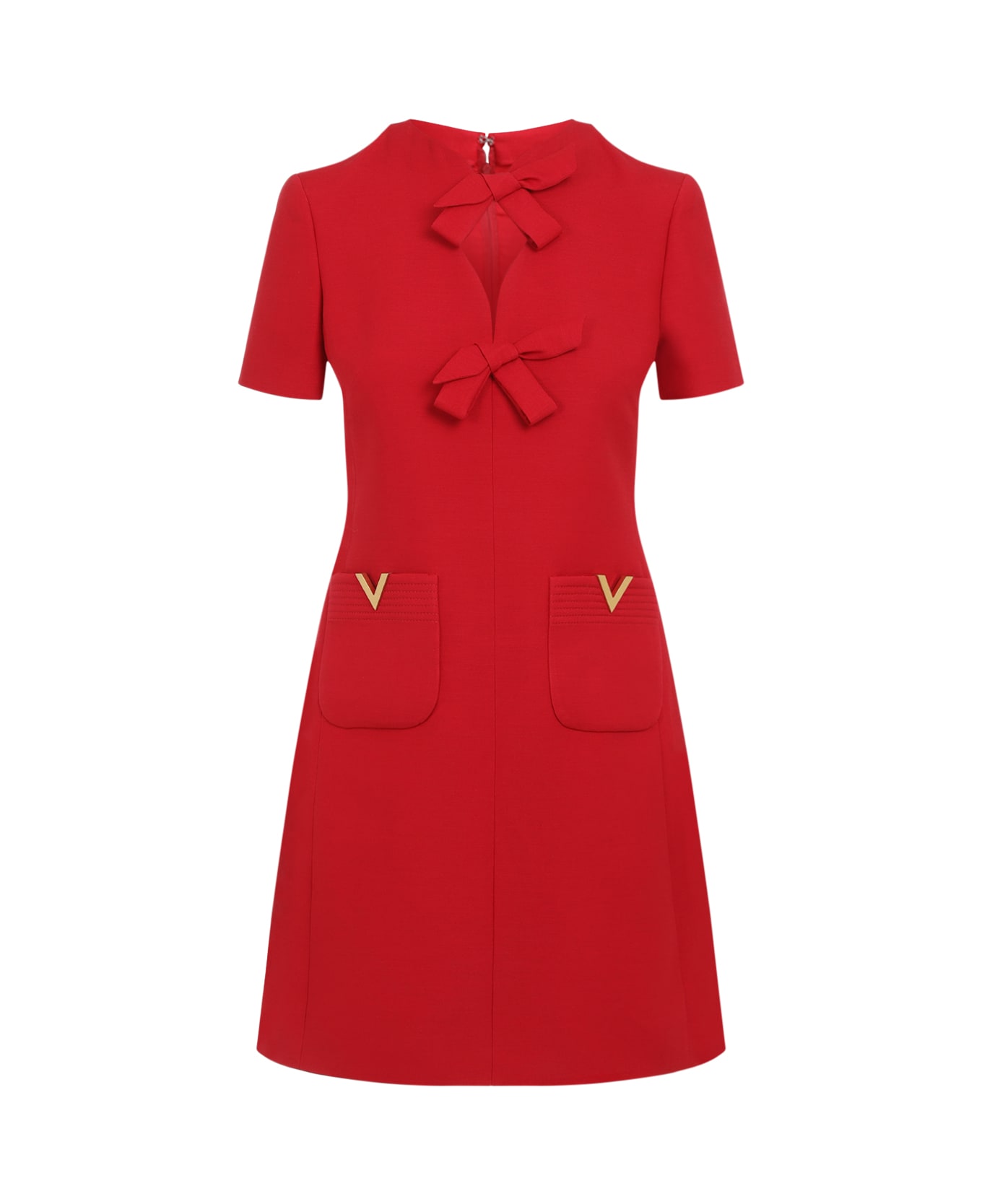 Valentino Virgin Wool Mini Dress - M Paris