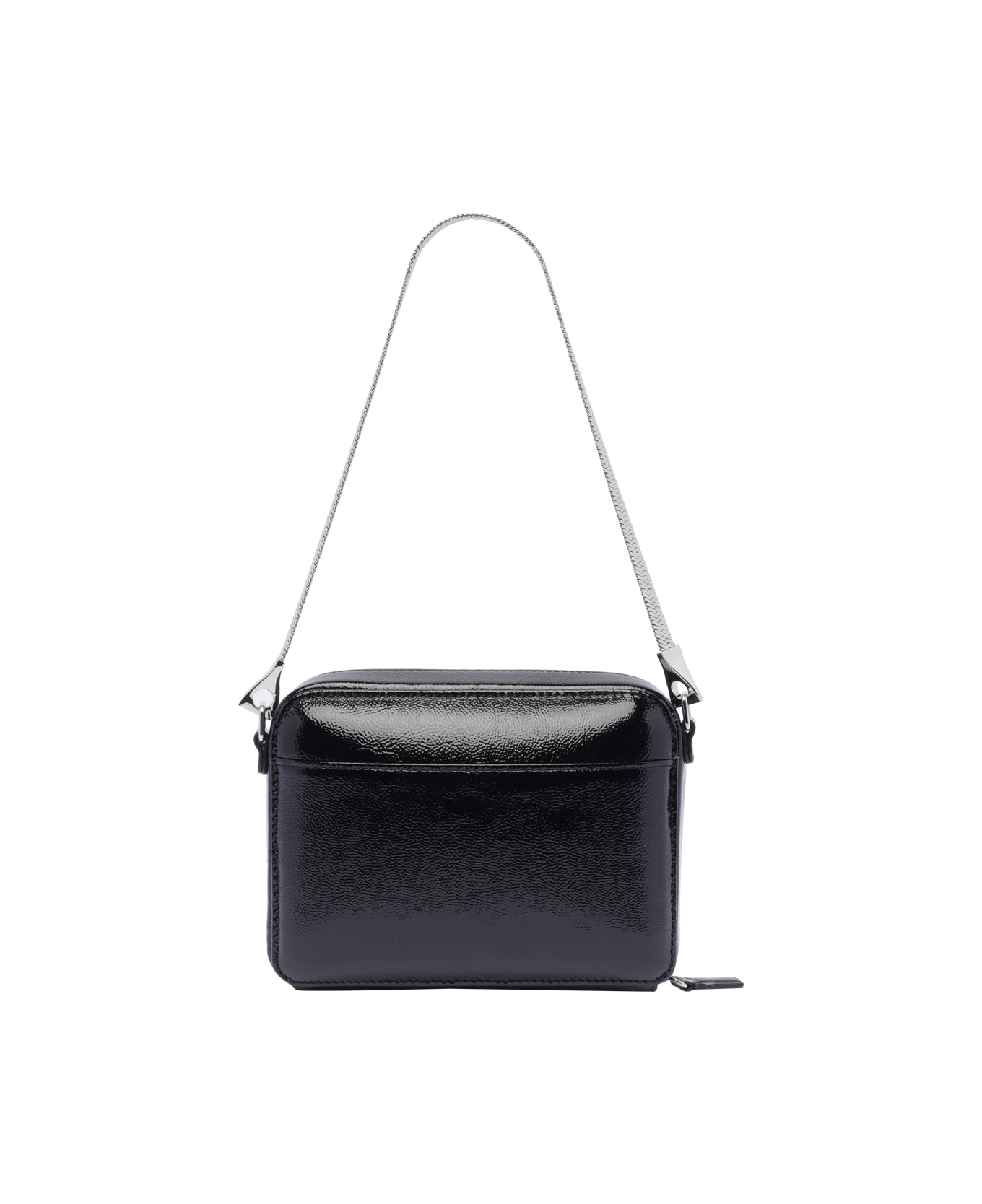 【関税込み】Cloud Chained Mirror Purse - Courreges - Leather Cloud Chained Mirror Purse - Courreges - Leather - Silver