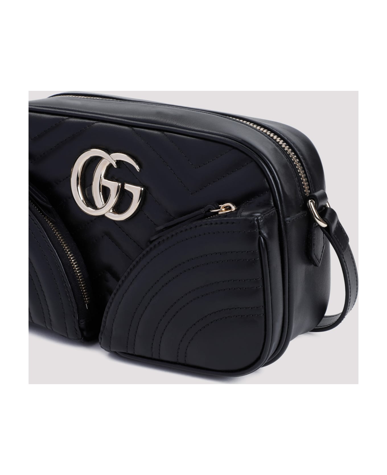 Gucci Marmont 2.0 Gg Shoulder Bag - Black