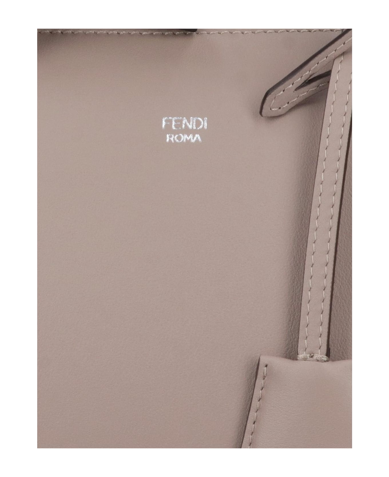 フェンディ FENDI Tシャツ トップス FFロゴ ホワイト オレンジ