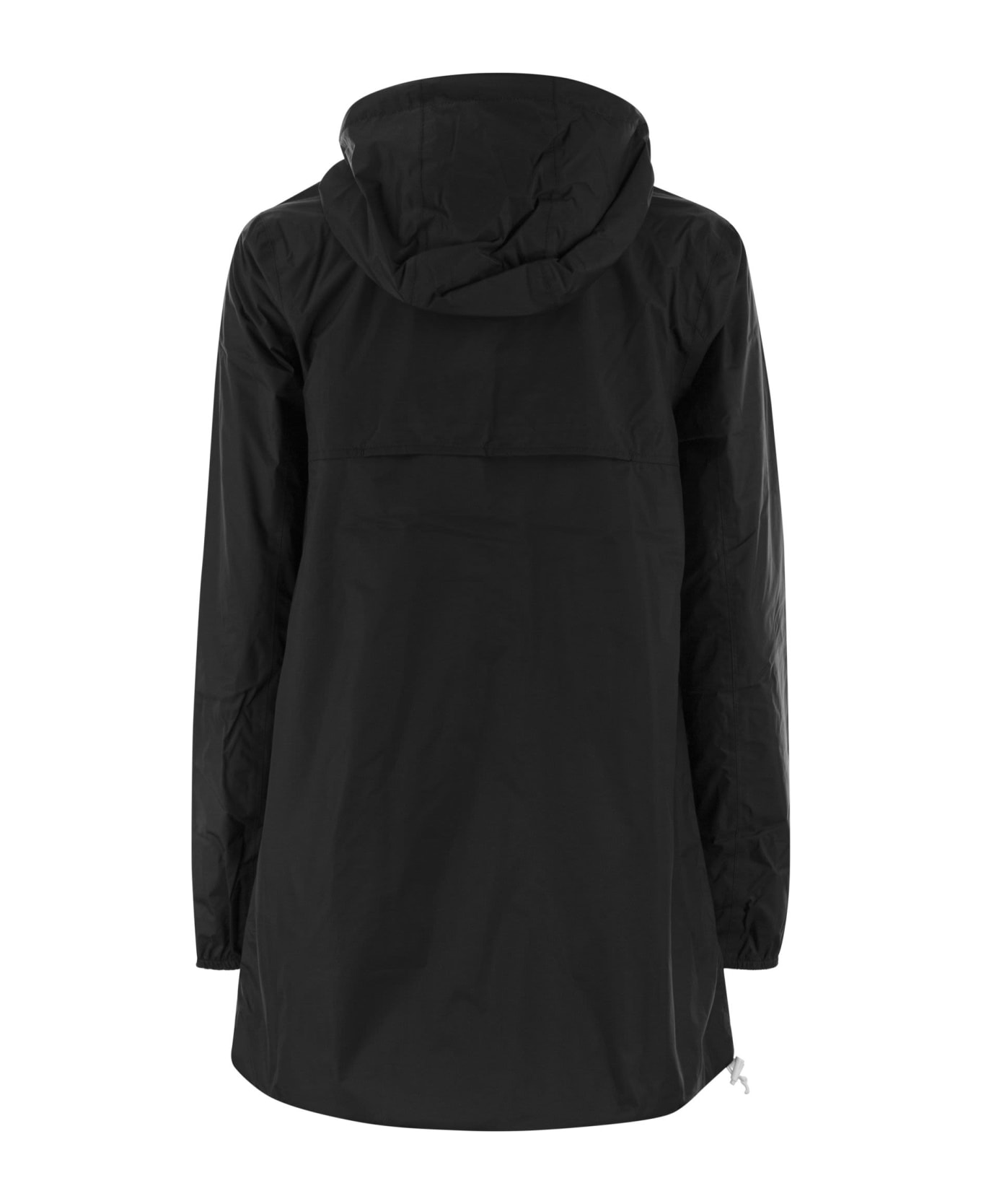 K-Way Sophie Plus - Reversible Hooded Jacket - Black/white