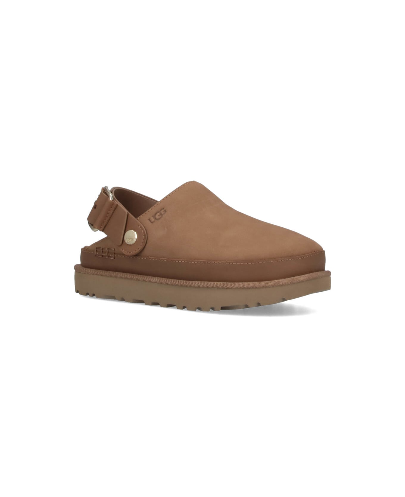 UGG "goldenstar Villa" Slingback Sabots - Brown