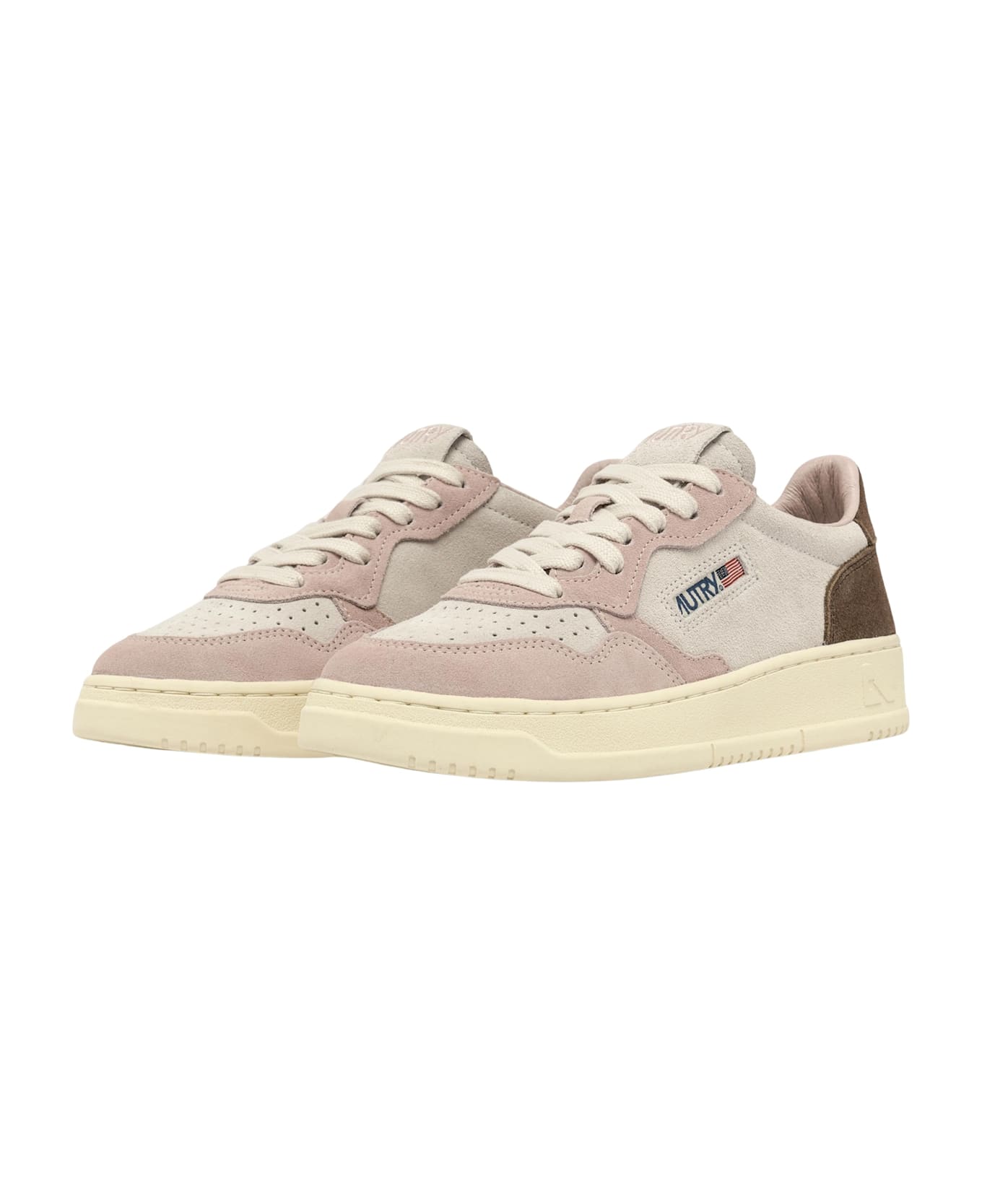 Autry Medalist Low Tric Suede - Pink