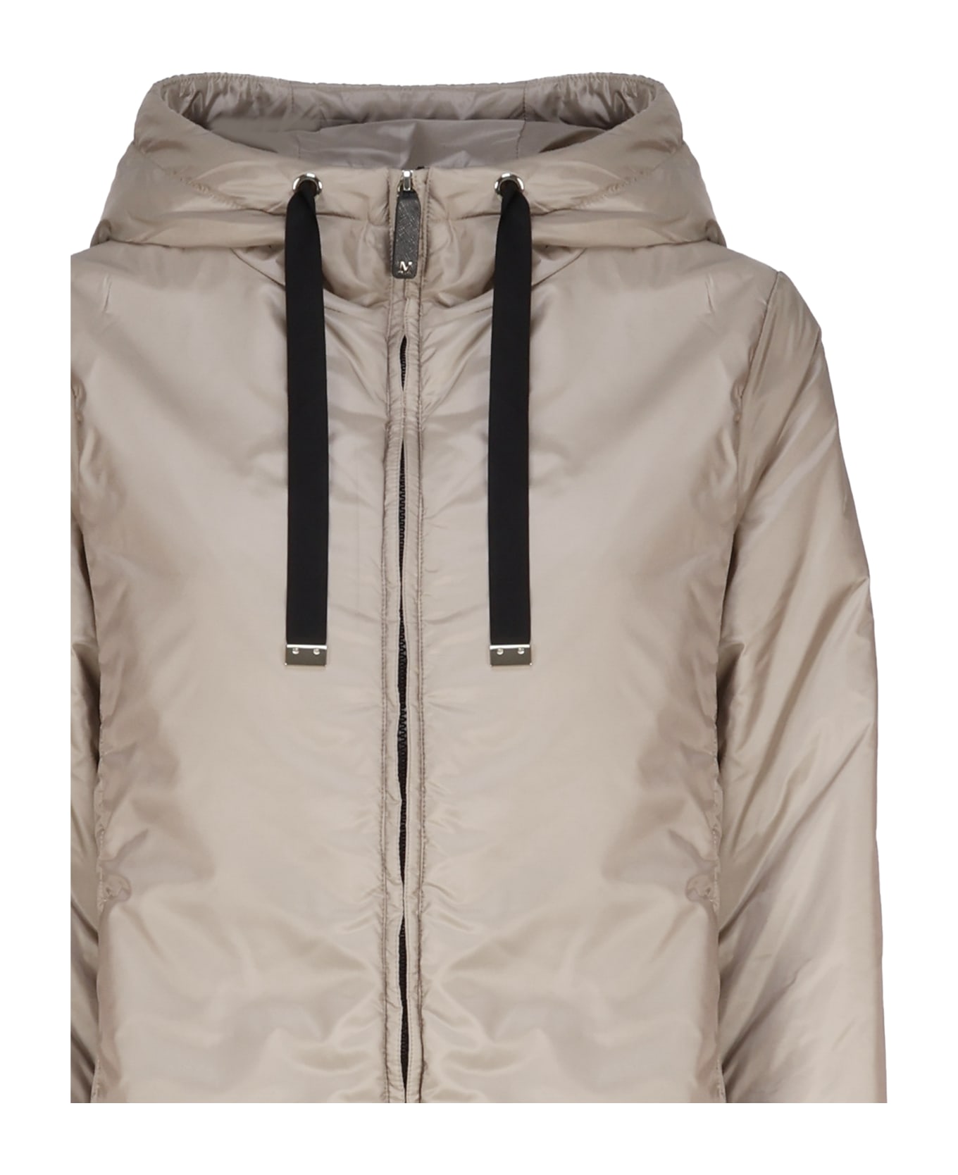 Max Mara The Cube Travel Jacket In Drip-proof Technical Canvas - Beige