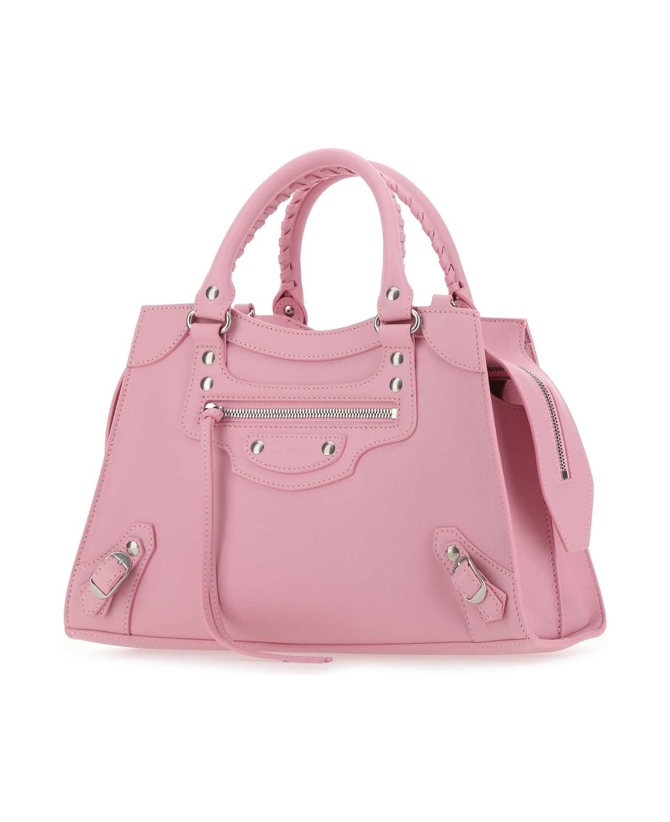 Balenciaga Pink Leather S Neo Classic Handbag - 5906