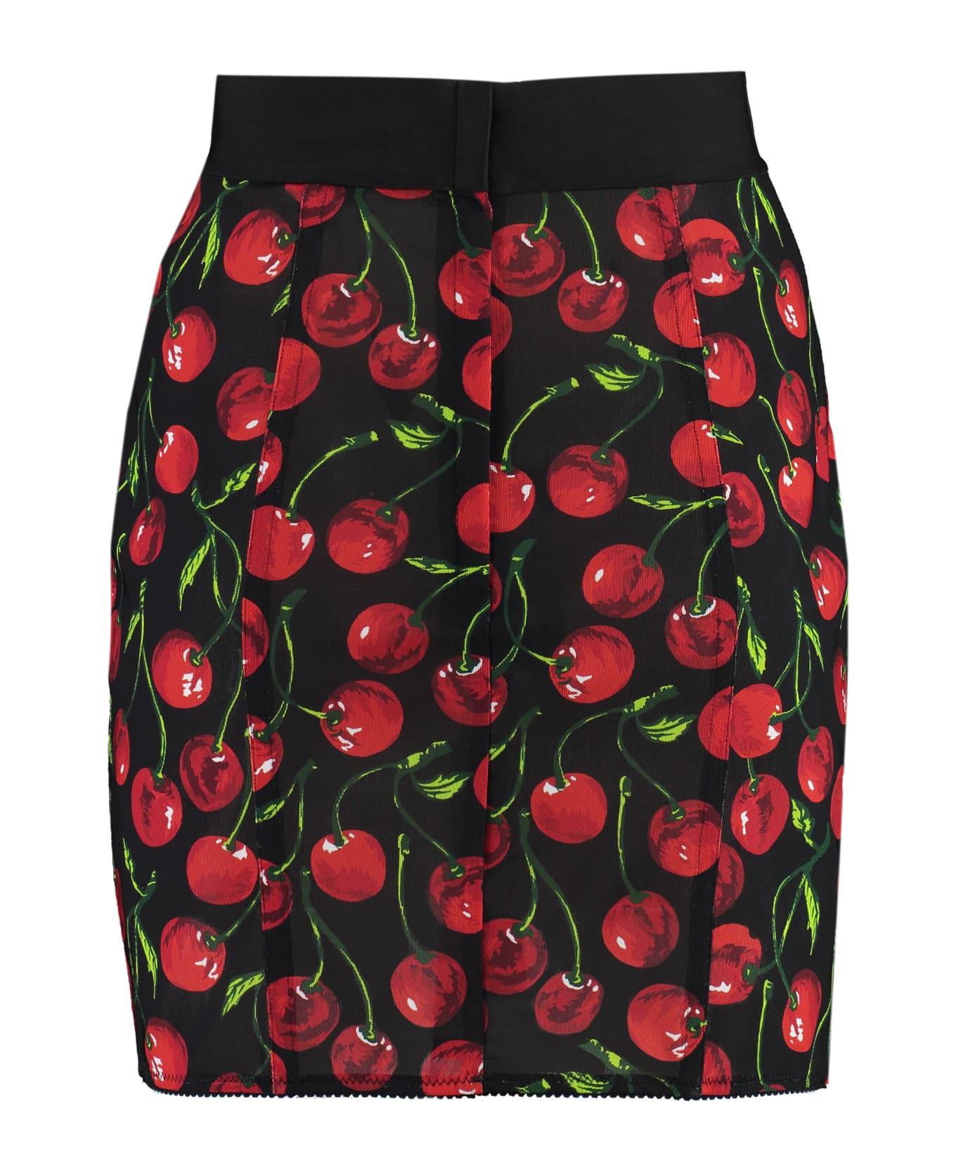 Dolce & Gabbana Mini-skirt With All-over Cherry Print - Multicolor スカート