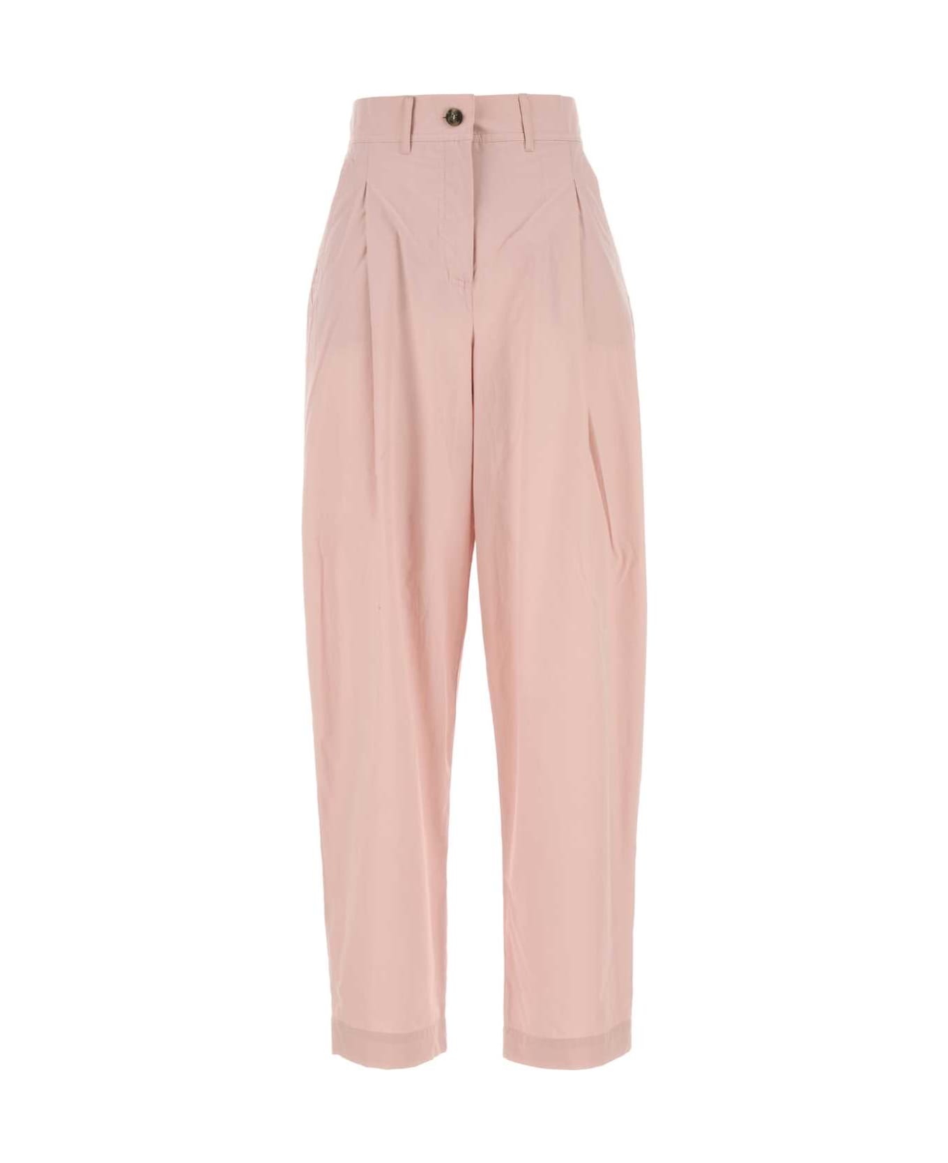 Weekend Max Mara Pink Cotton Arturi1234 Pant - ROSA