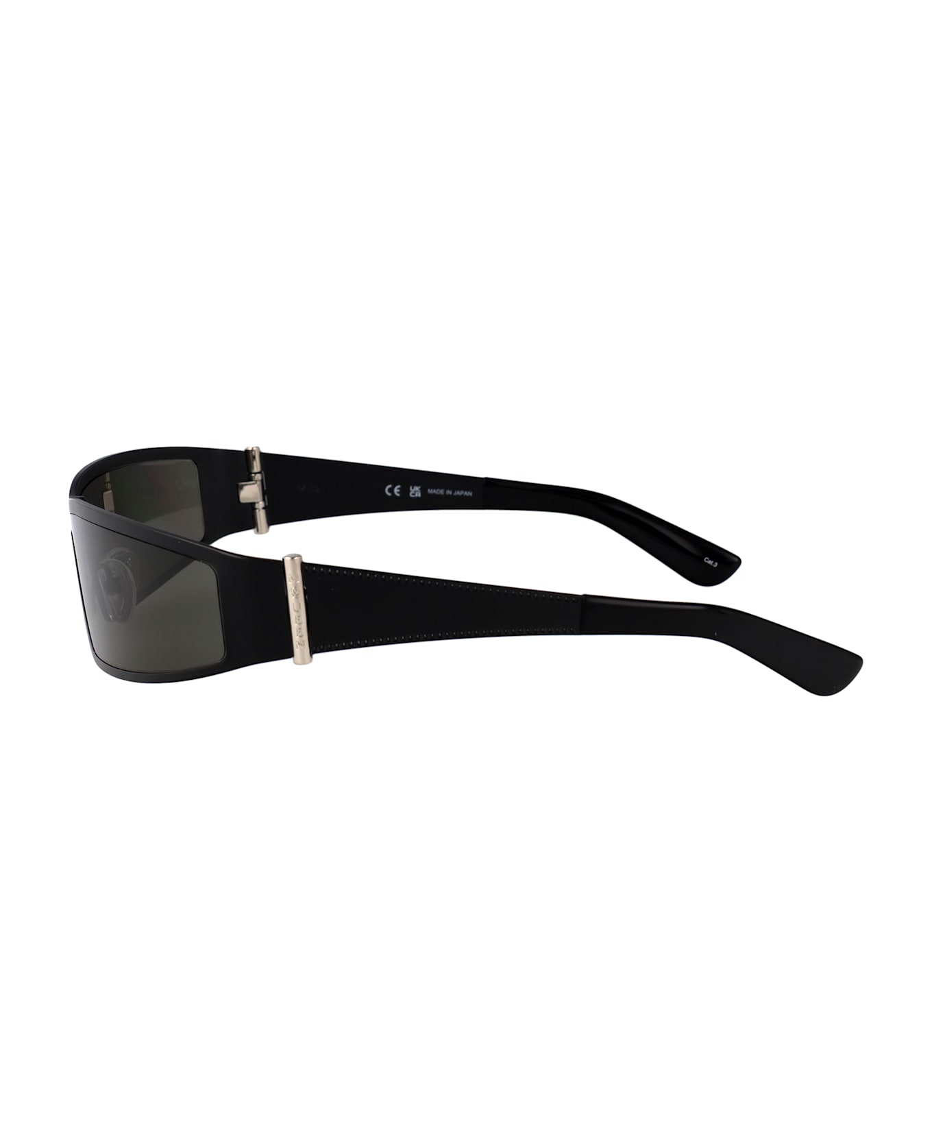 Alexander McQueen Eyewear Am0491s Sunglasses - BLACK-BLACK-GREY