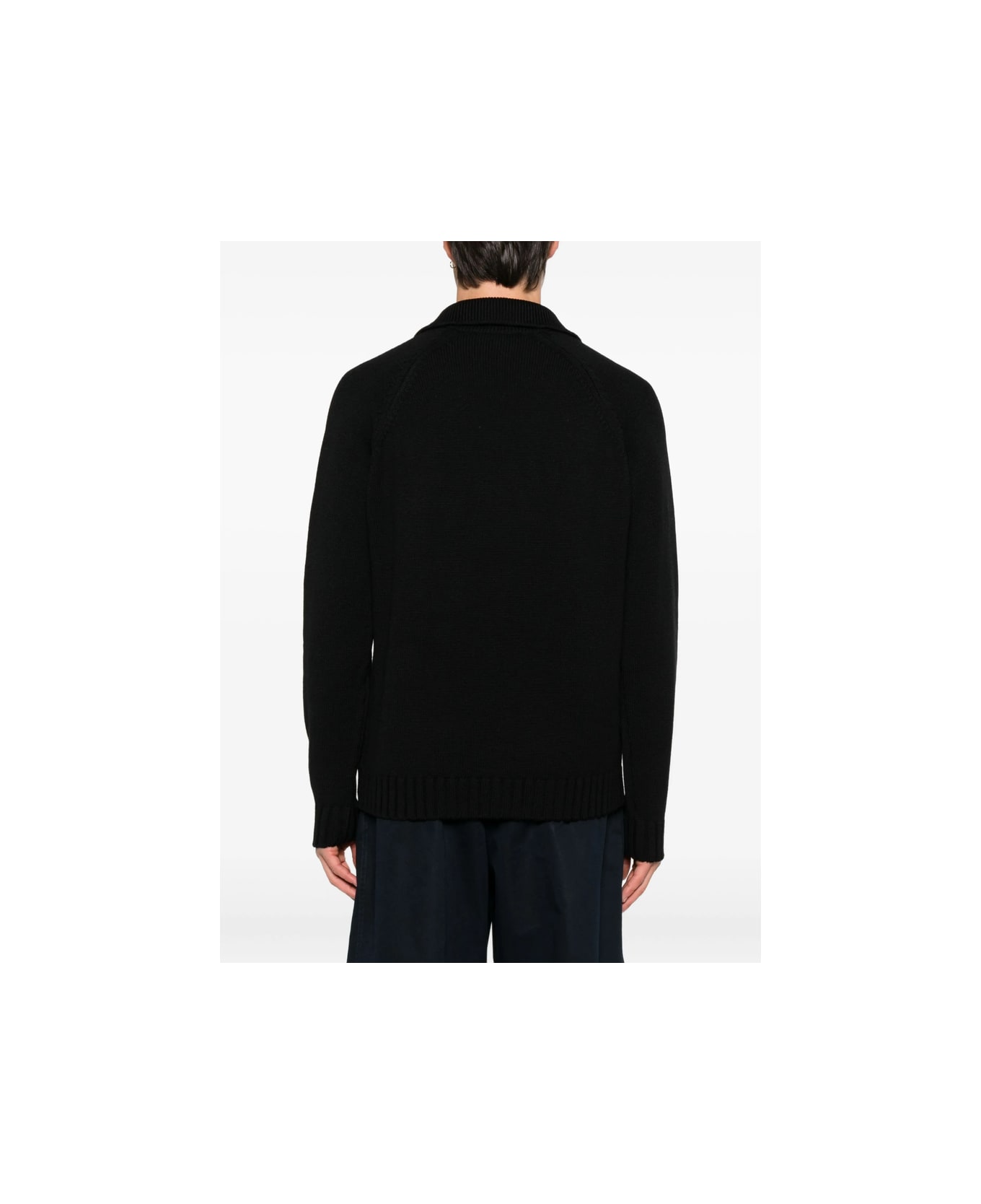 Zanone Sweater - BLACK