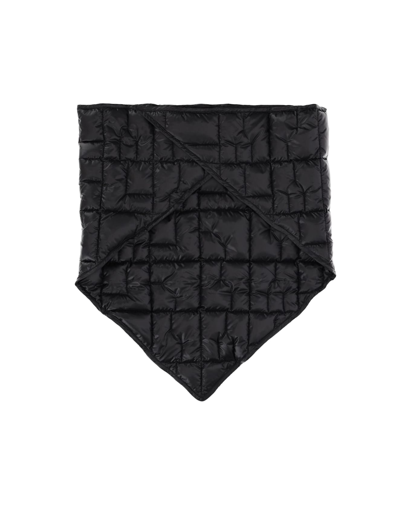 Herno Laminar Nylon Scarf - BLACK