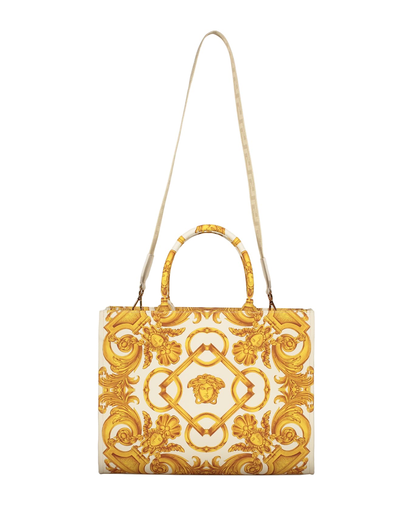 Versace Canvas Tote Bag - Ivory