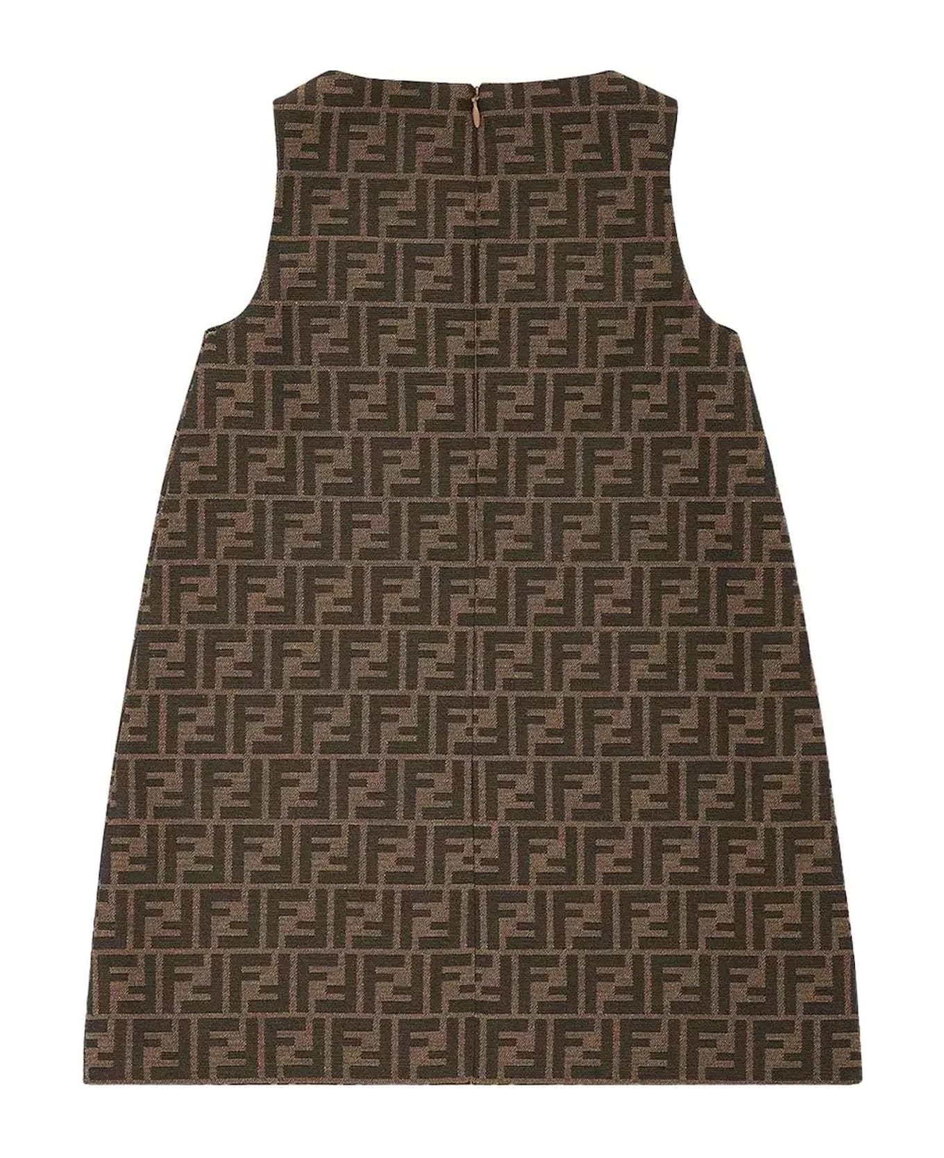 Fendi Kids Dresses Brown - Brown