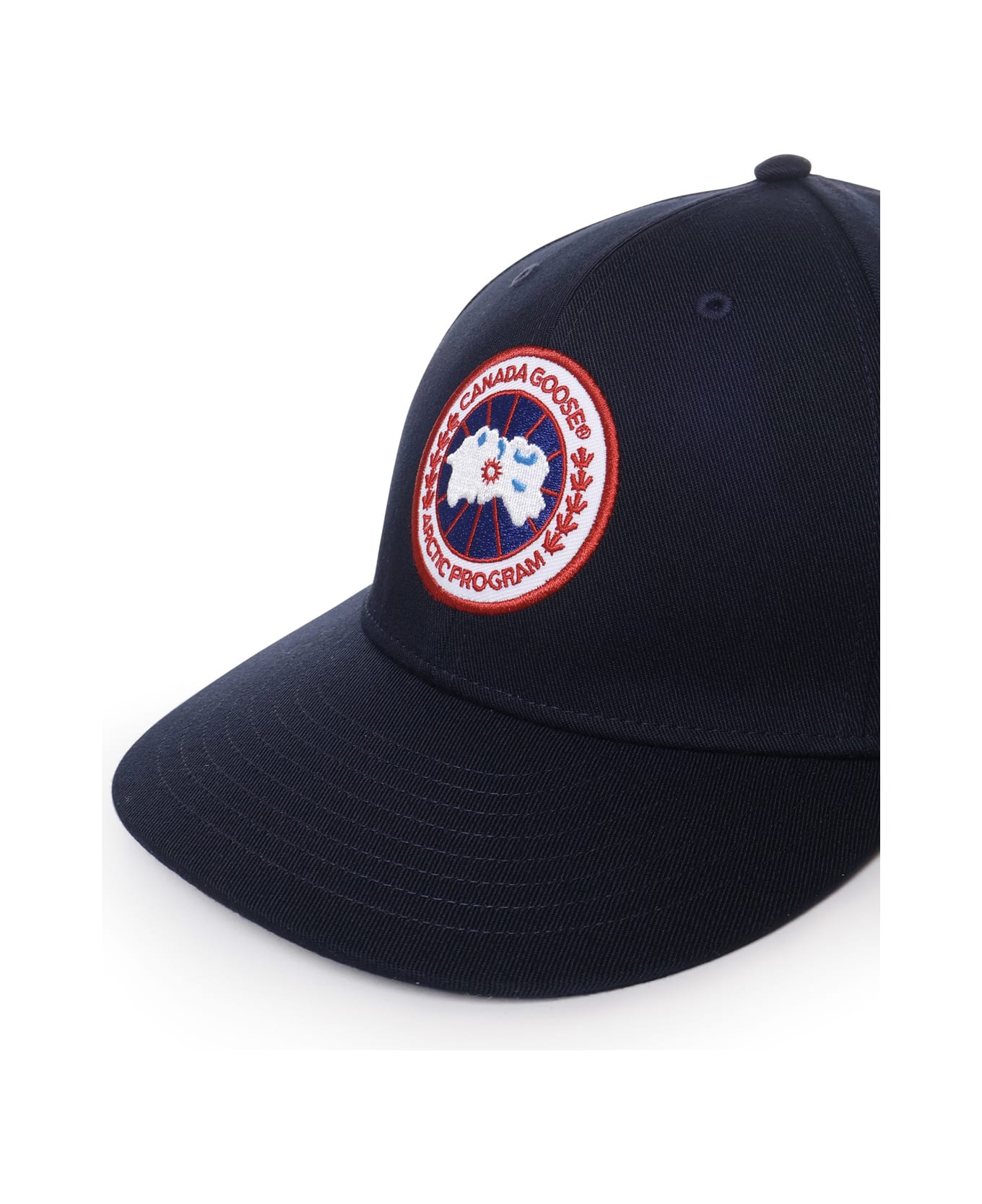 Canada Goose Adjustable Hat With Logo - Blue