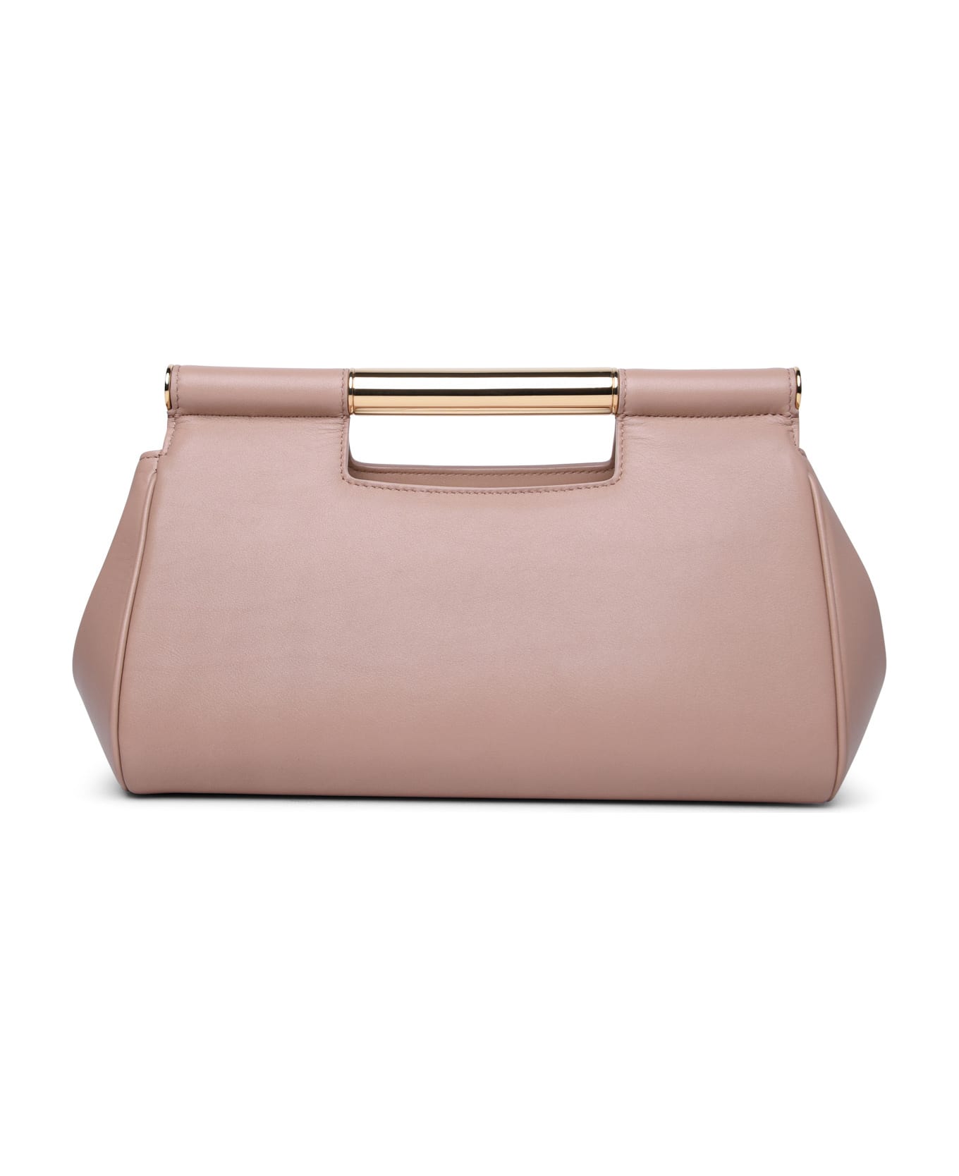 Dolce & Gabbana Sicily' Large Leather Clutch Nude - Beige クラッチバッグ
