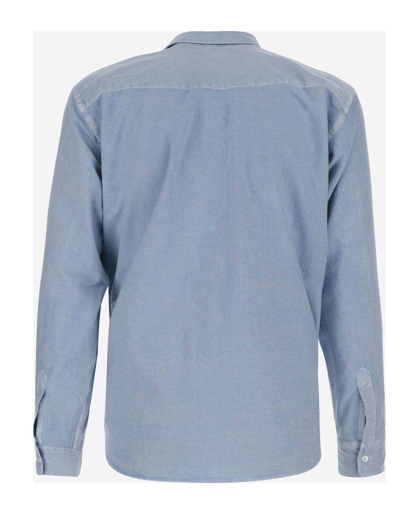 Aspesi Cotton Oxford Shirt - Clear Blue