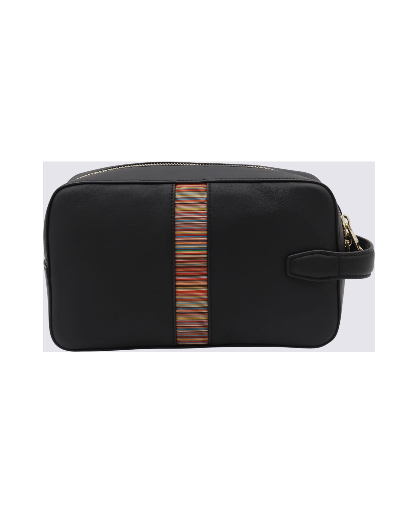 Paul Smith Black Leather Pouche - Black