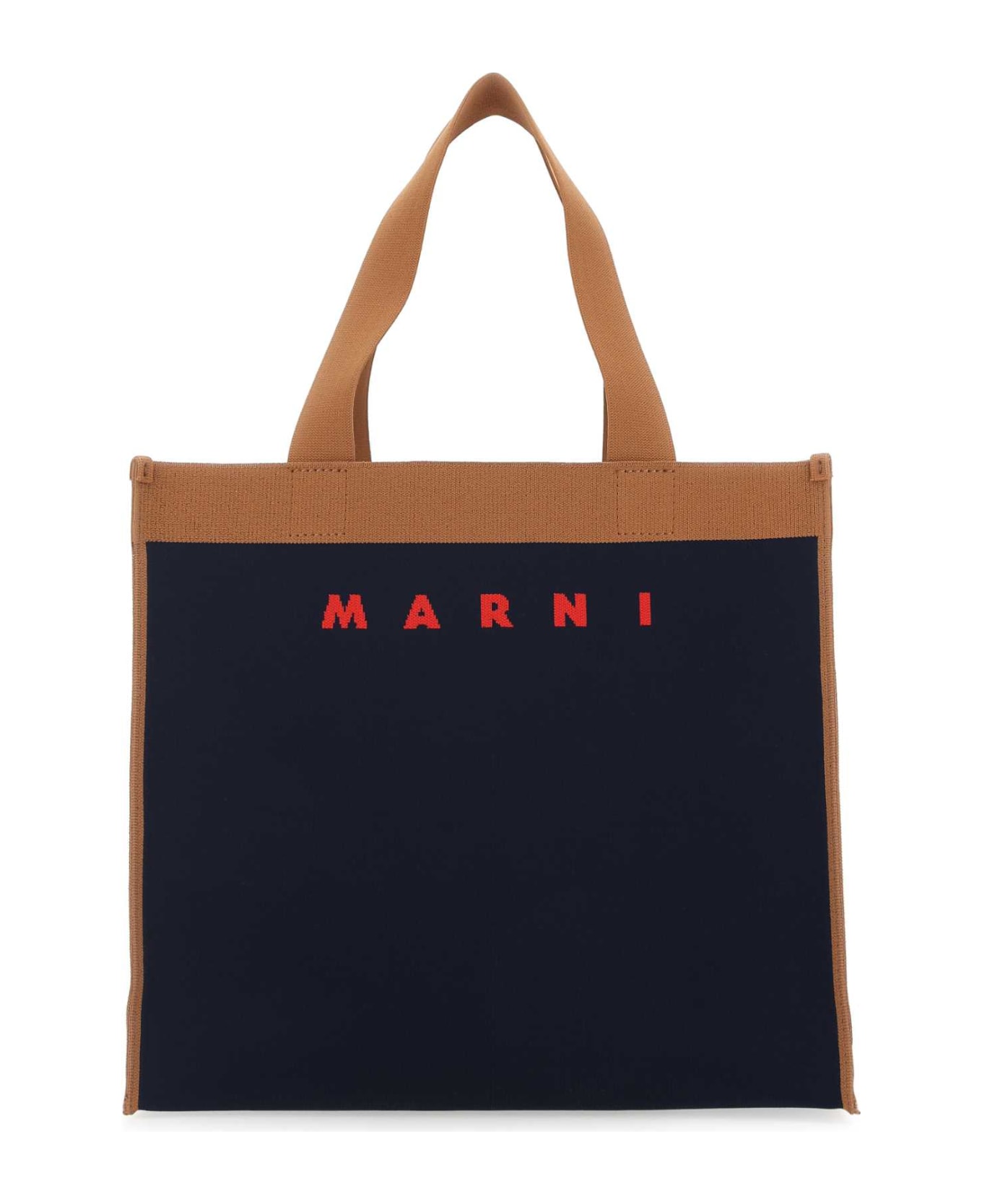 Marni Two-tone Fabric Medium Shopping Bag - ZO195