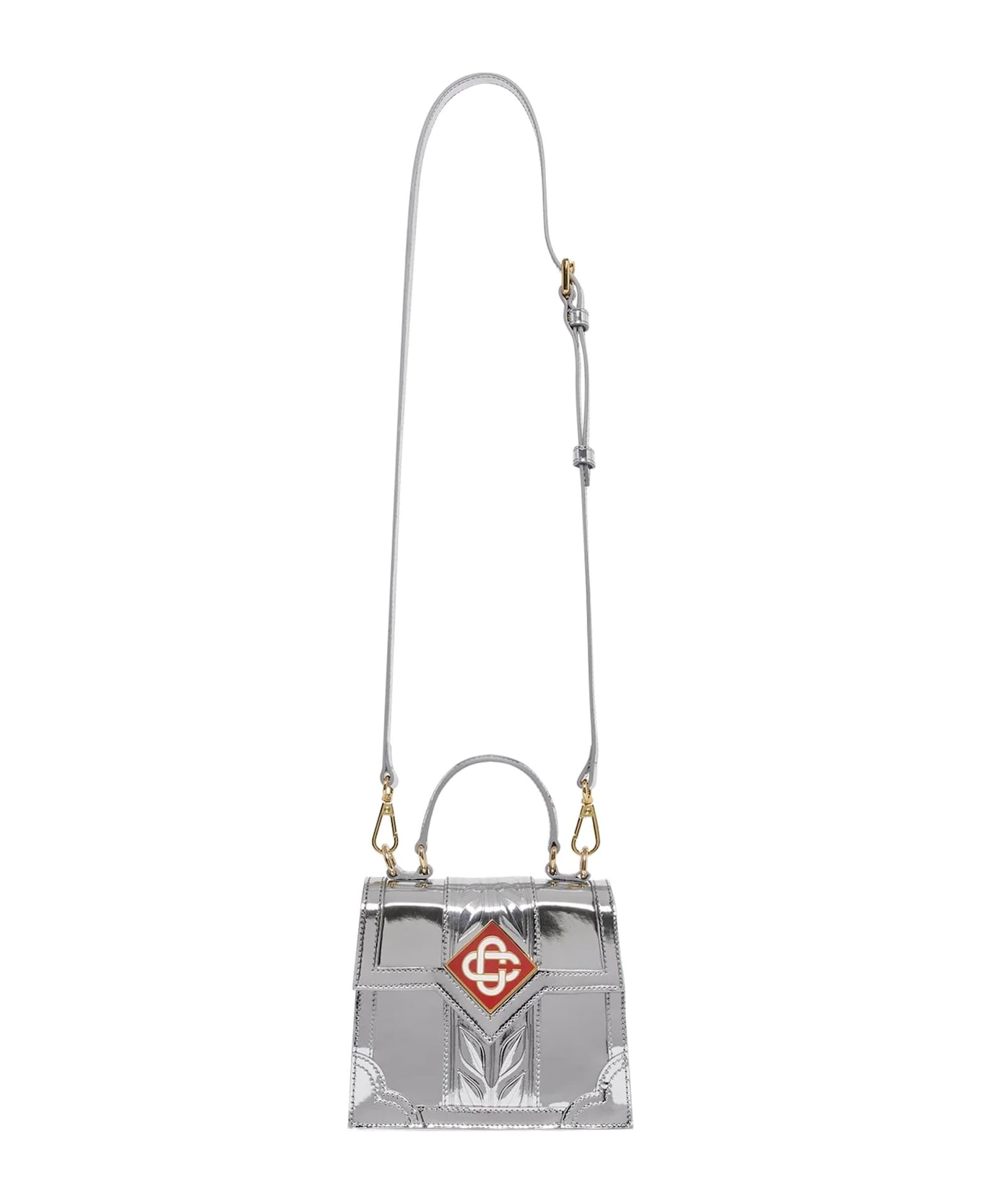 Casablanca Silver Mini Jeanne Bag - Silver