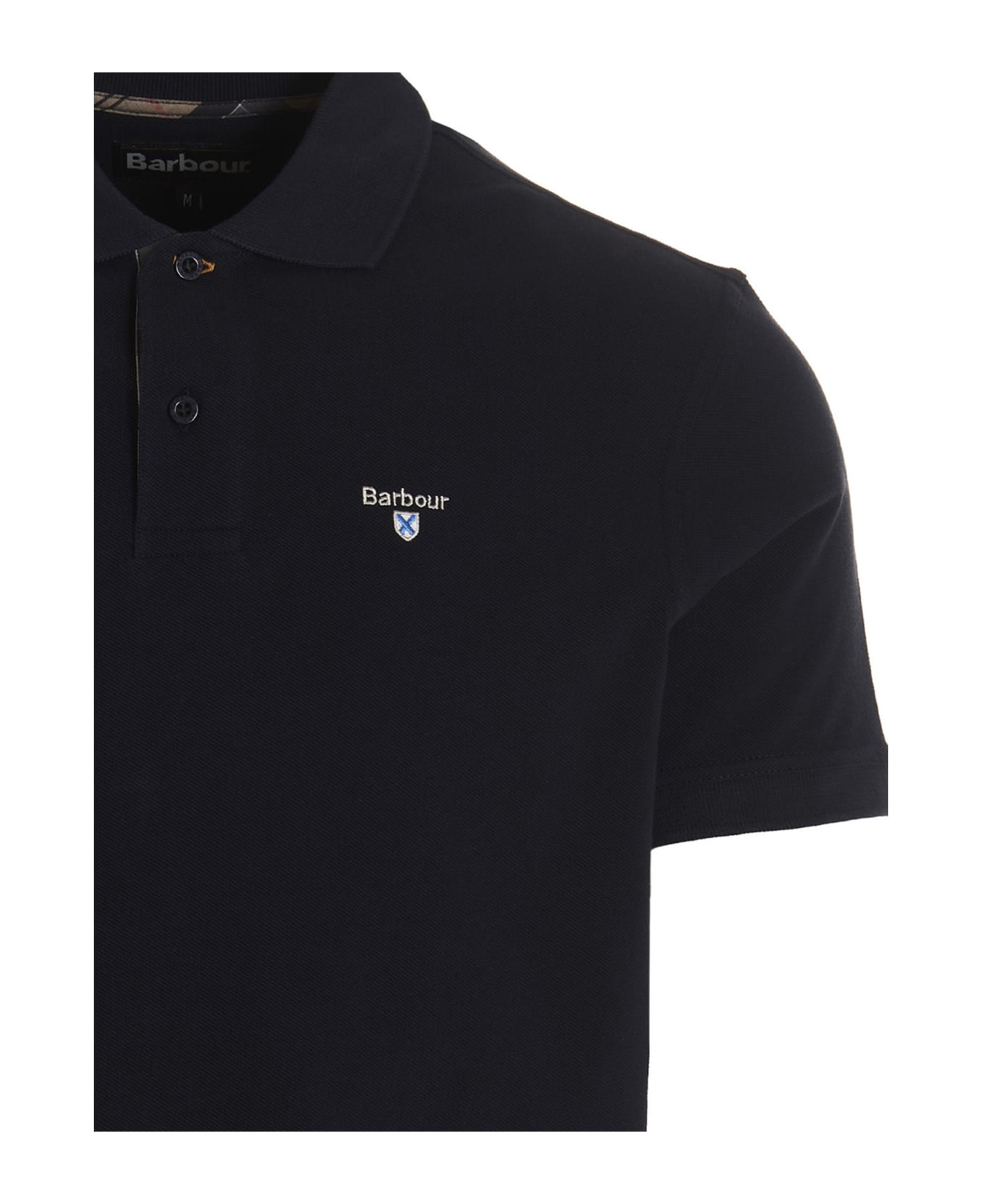 Barbour 'tartan' Polo Shirt - New Navy
