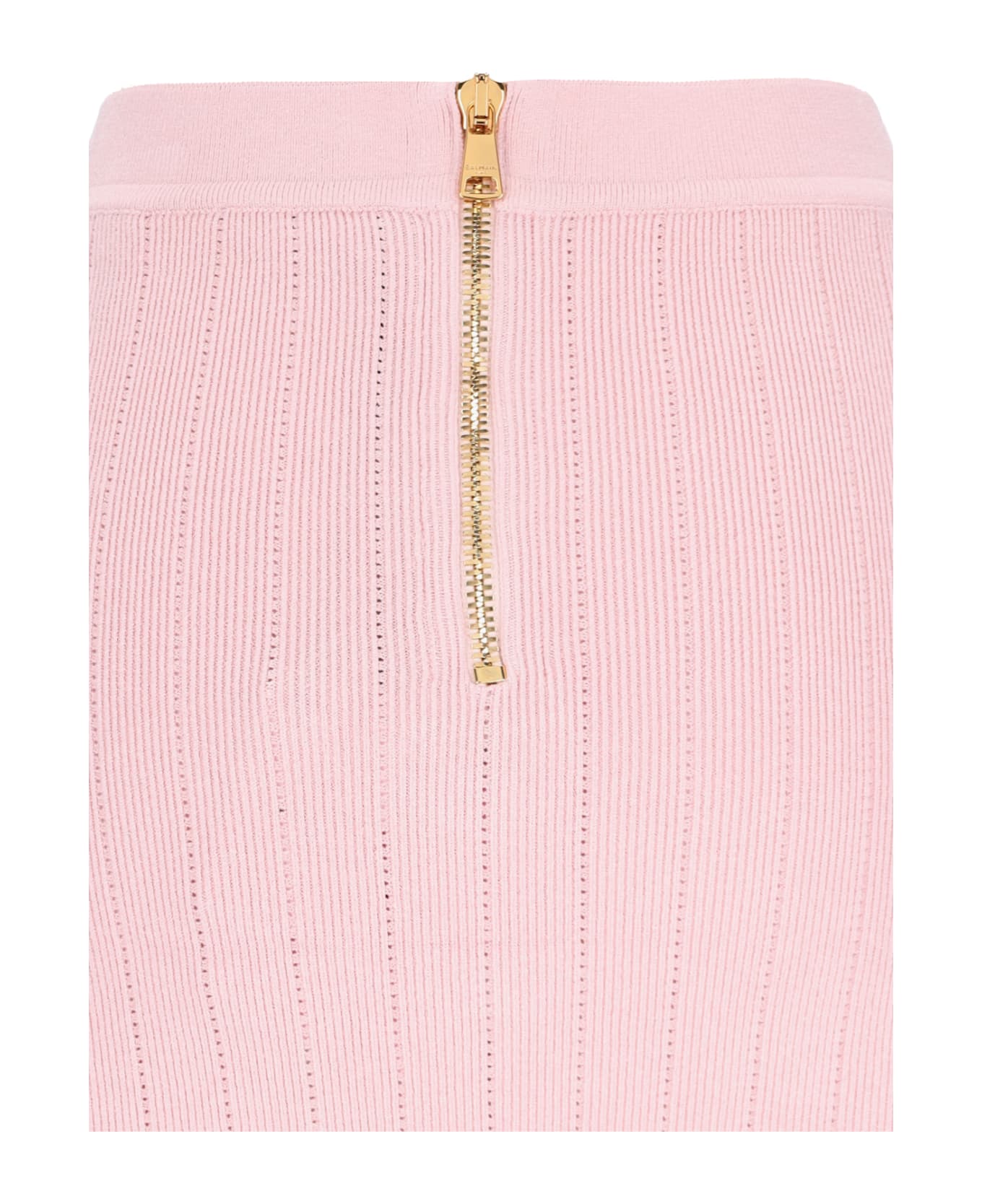 Balmain Knitted Mini Skirt - Pink スカート