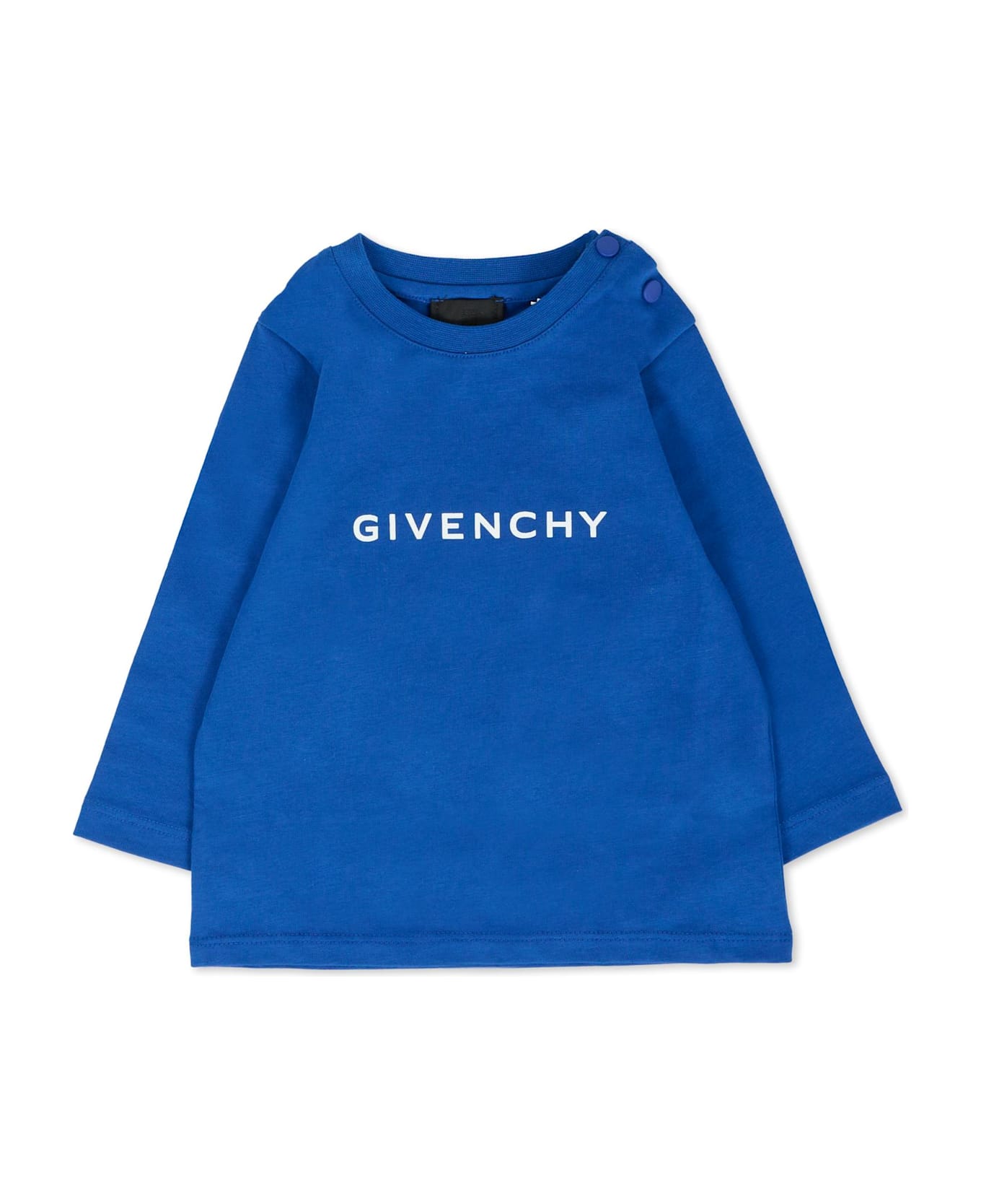 Givenchy Blue T-shirt For Baby Boy With Logo - Blue