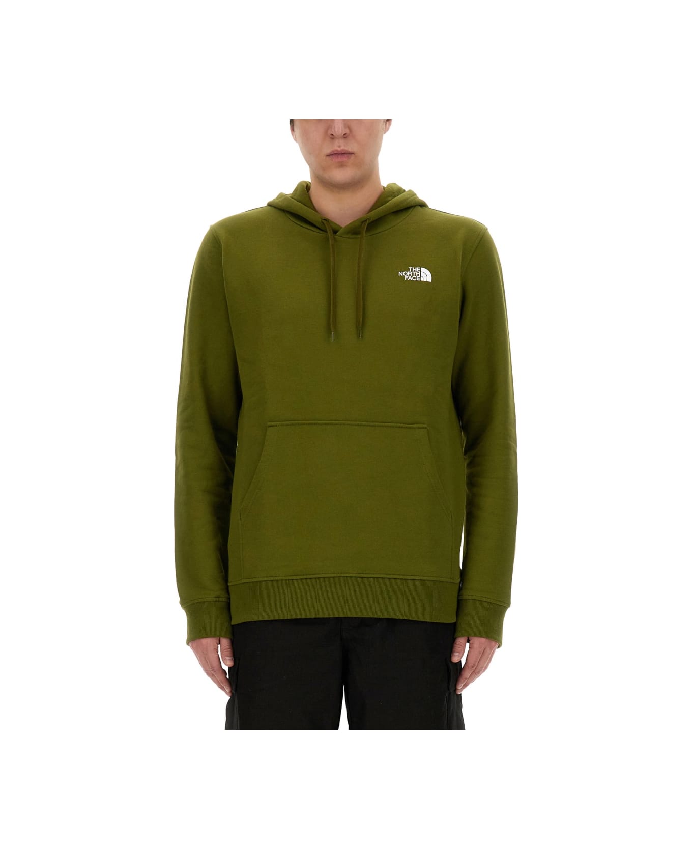 The North Face Sweatshirt With Logo - GREEN