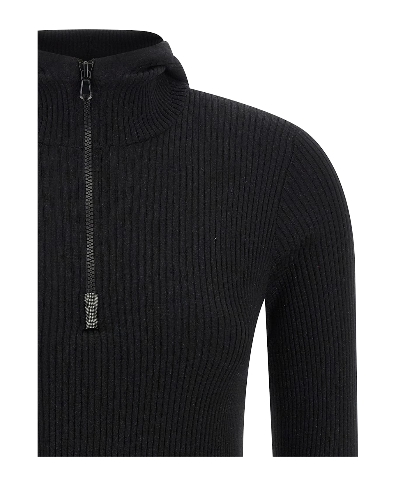Brunello Cucinelli Monile Hooded Sweater
