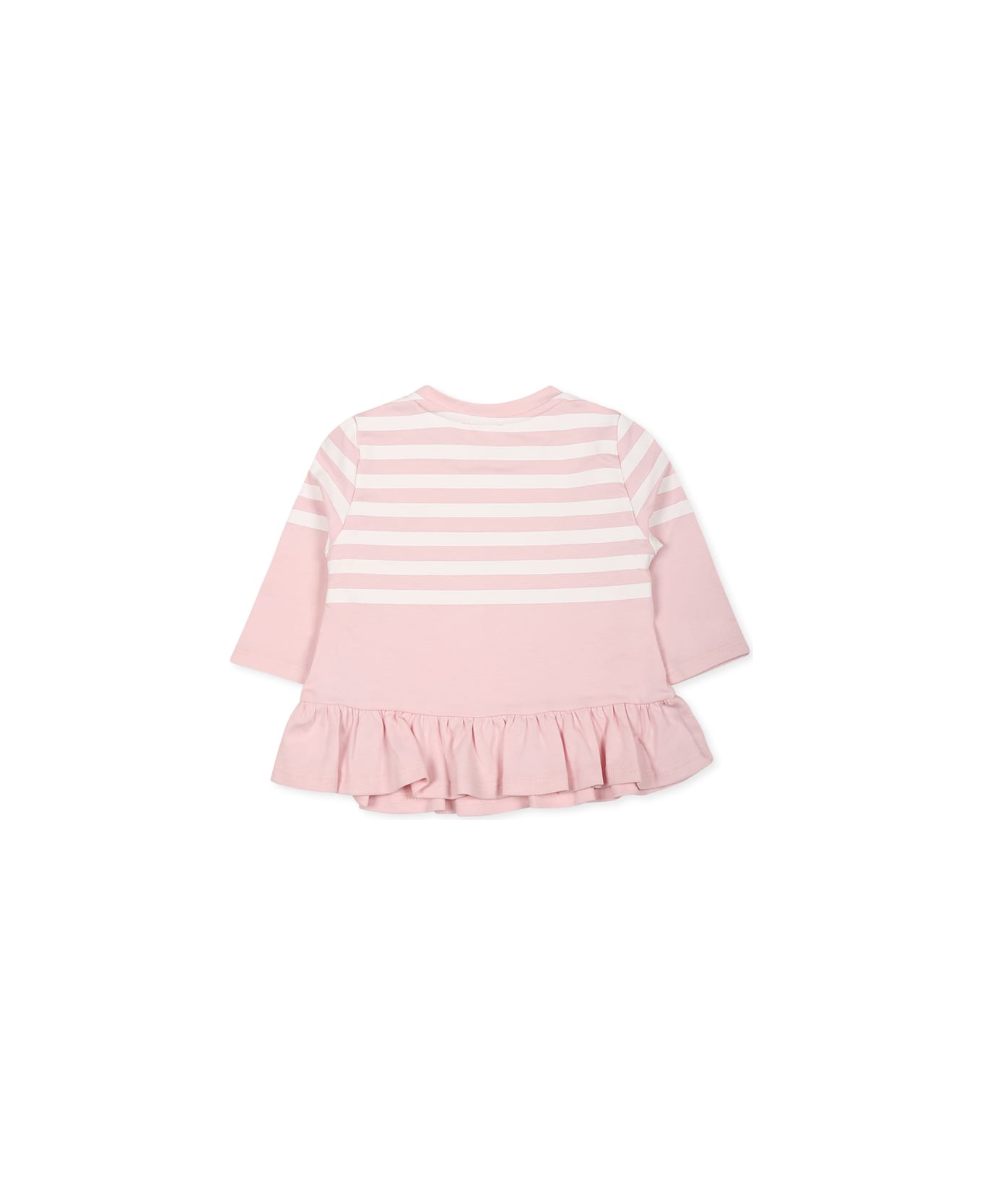 Givenchy Pink T-shirt For Baby Girl With Iconic 4g Motif - Pink