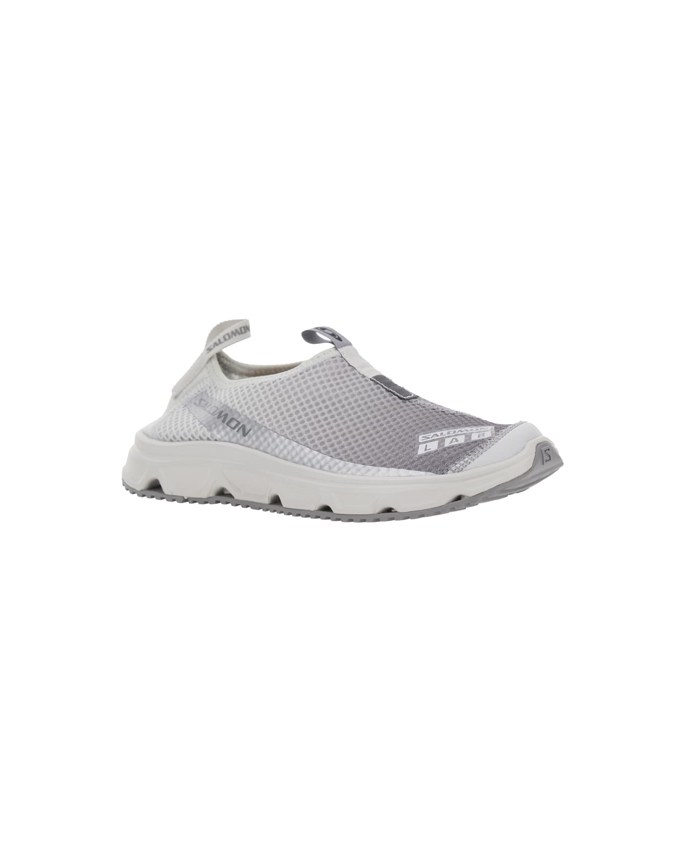 Salomon 'rx Moc 3.0' Grey Sneakers With Mesh Design And Printed Logo On The Front And Side In Fabric Unisex - Grey