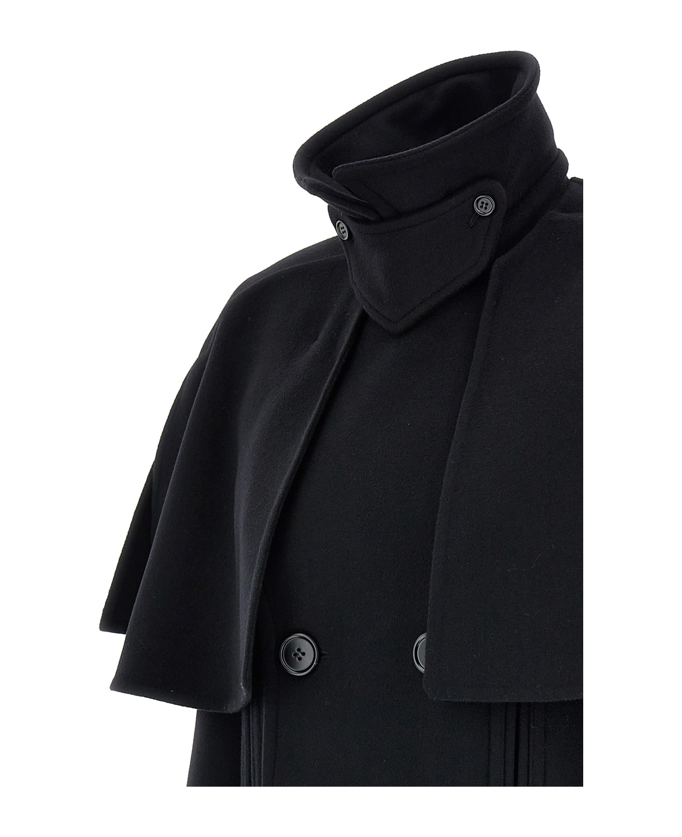 Chloé Cape Coat - Black  