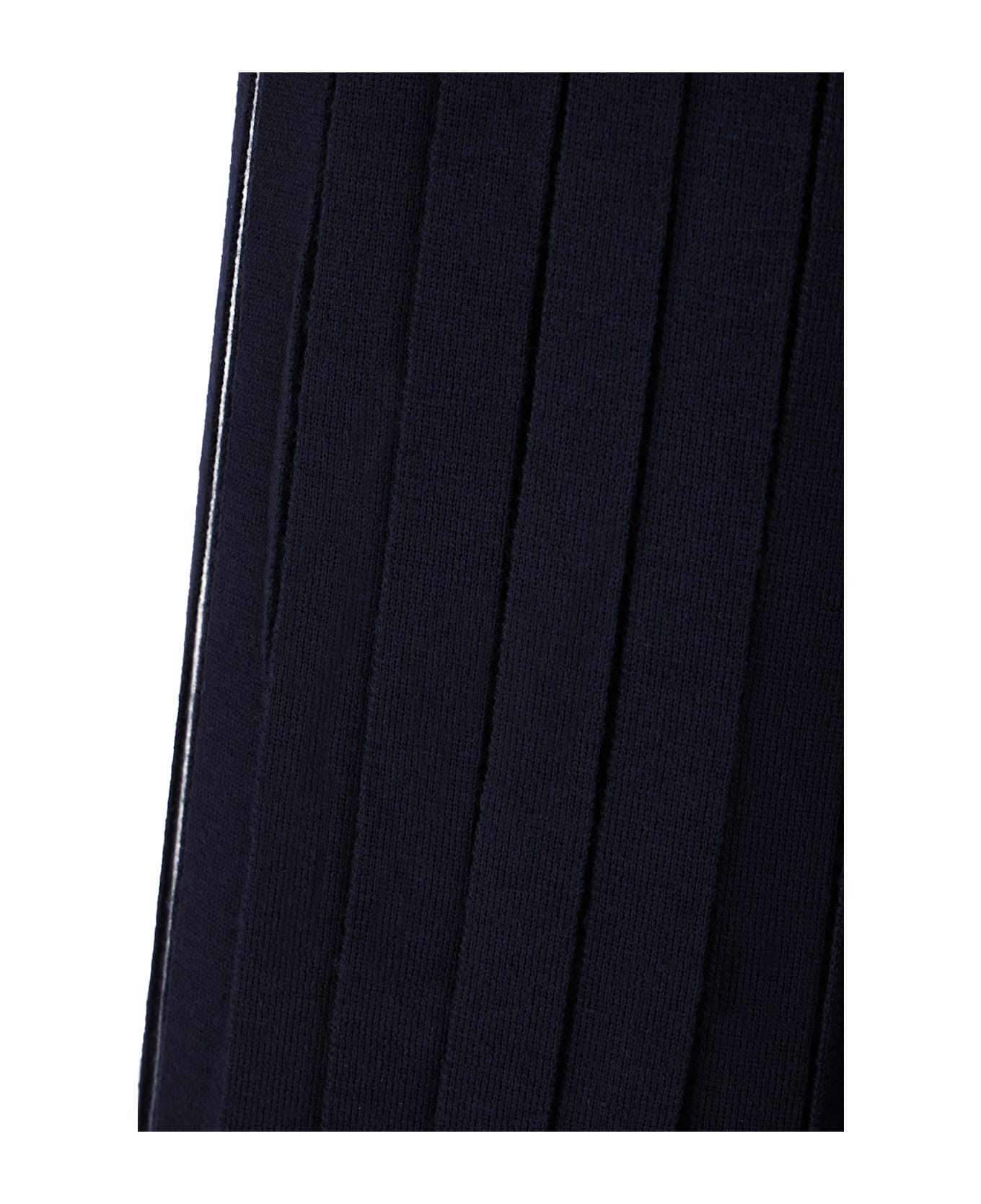 Alanui Midnight Blue Stretch Wool Blend Coat - MIDNIGHT BLUE