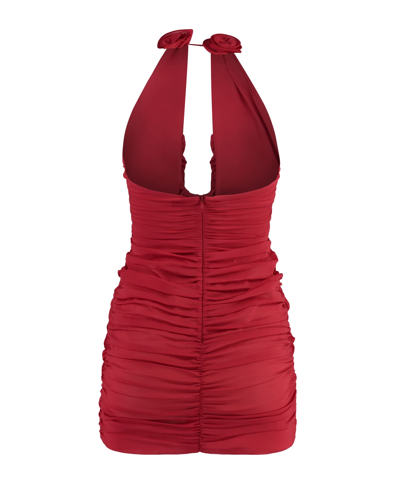 Magda Butrym Silk Mini Dress - red