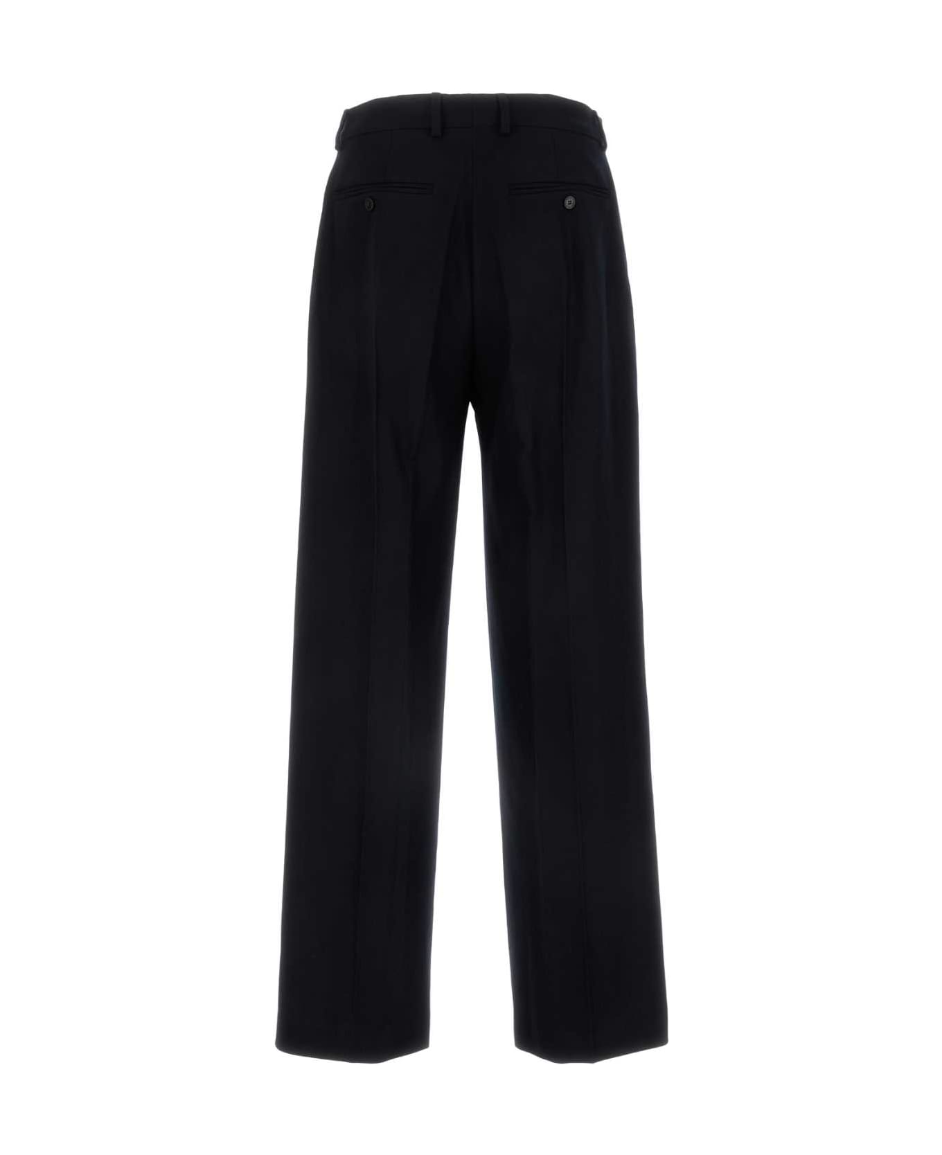 Dries Van Noten Midnight Blue Wool Penrud Pant - NAVY